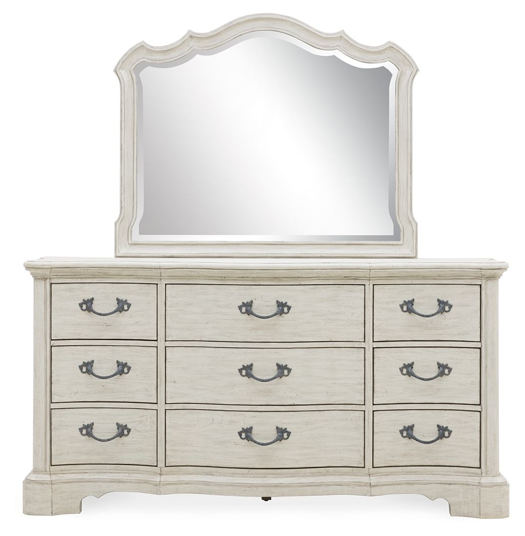 Arlendyne - Dresser And Mirror - Antique White