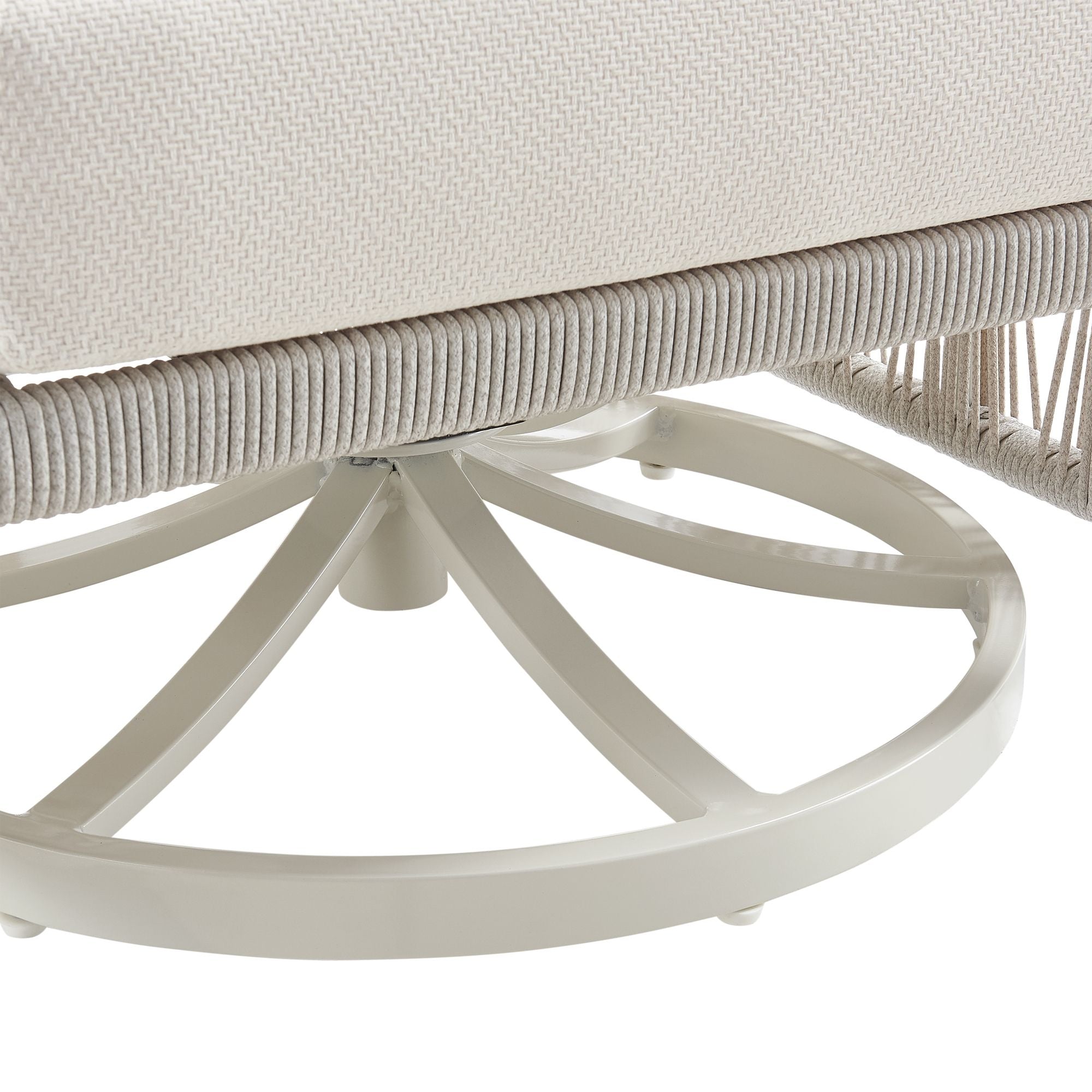 Breeze - Powder Coated Metal Outdoor Conversation Set With Cushions