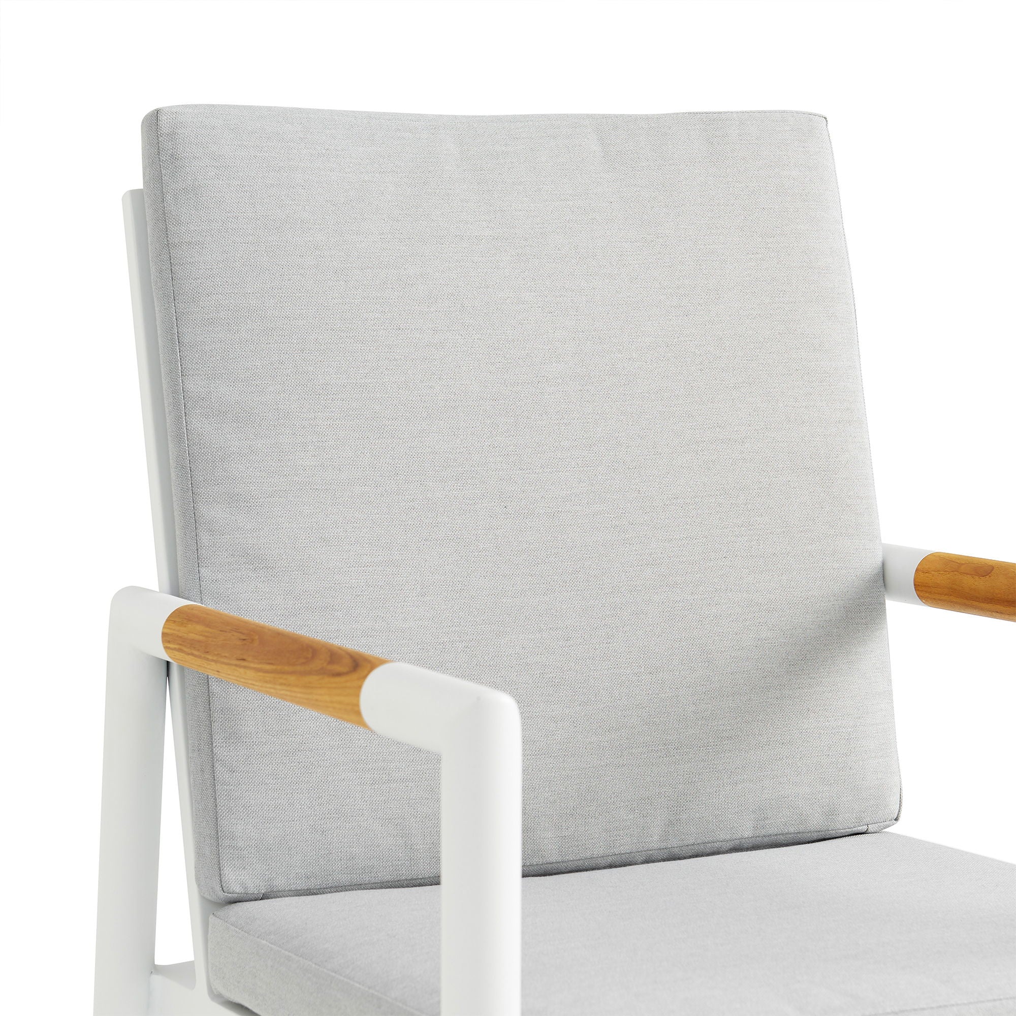 Royal - Aluminum And Teak Outdoor Dining Chair (Set of 2)