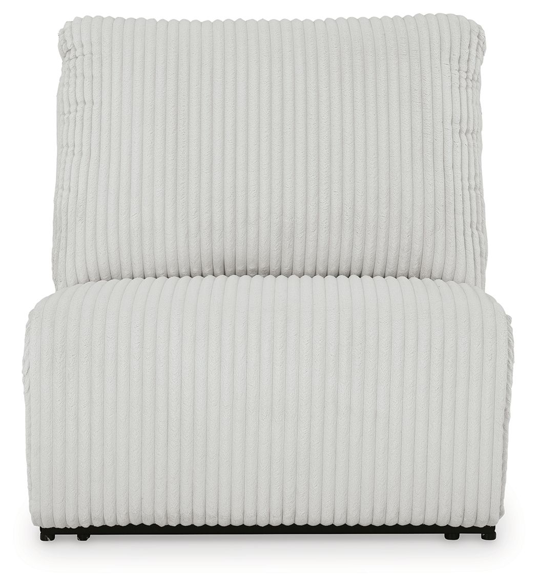 Top Tier - Armless Recliner - Alloy