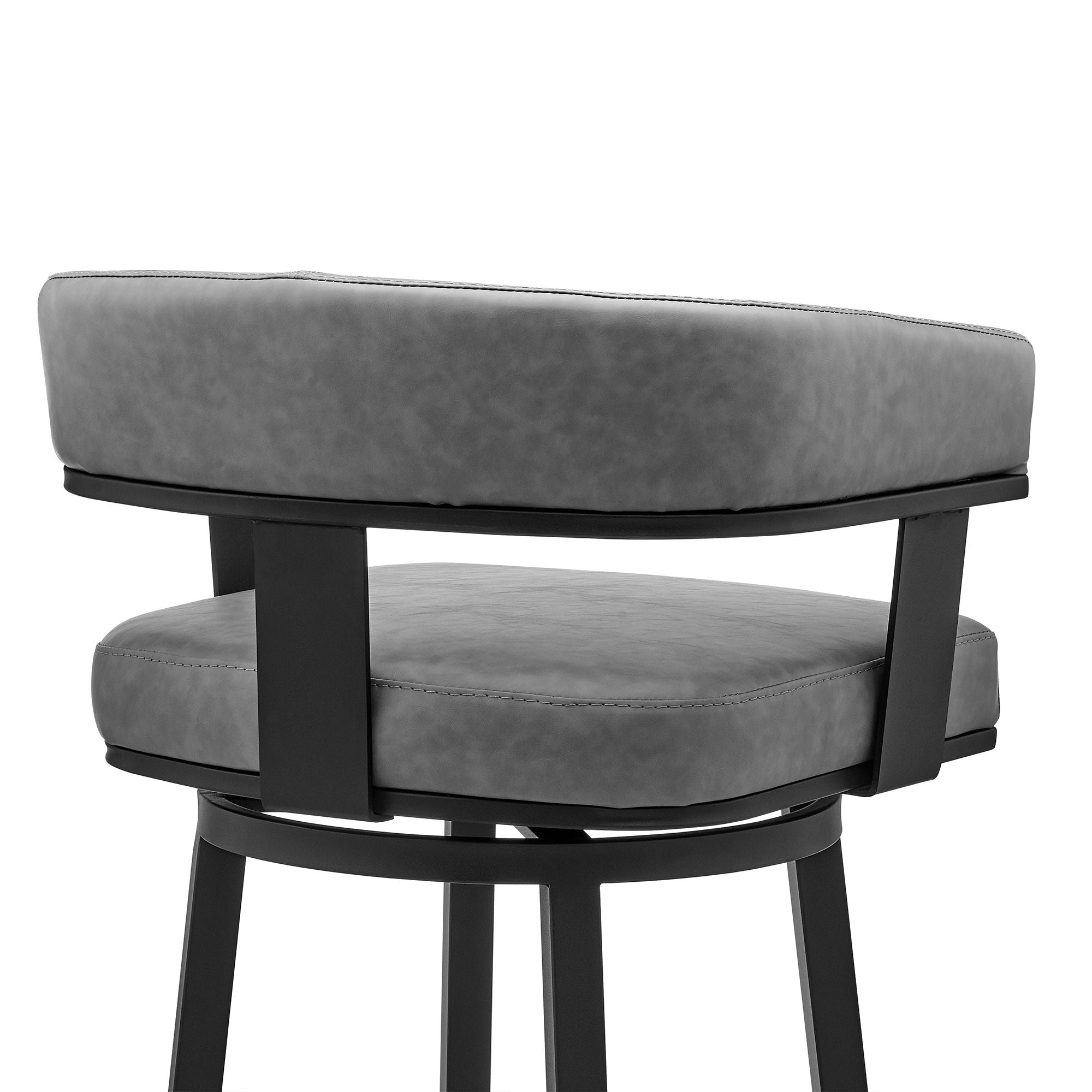 Cohen - Swivel Bar Stool - Black Finish