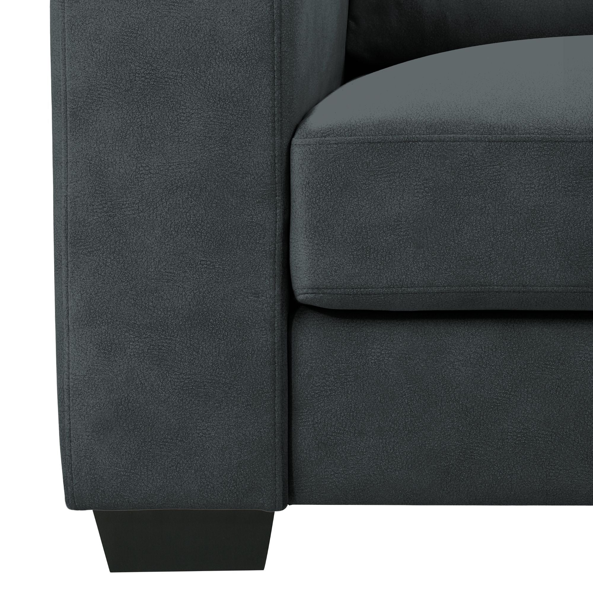 Yvonne - Fabric Sofa With Track Arms