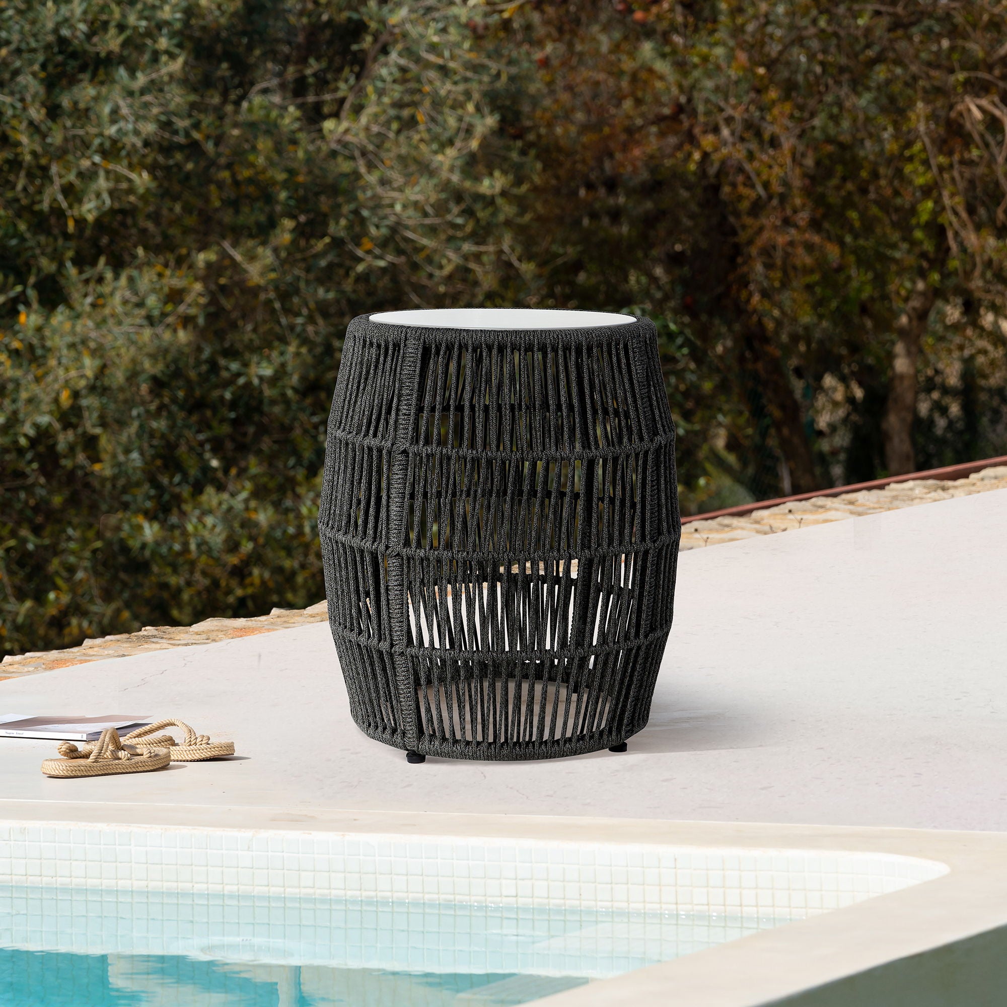 Opus - Indoor Outdoor Garden Stool End Table