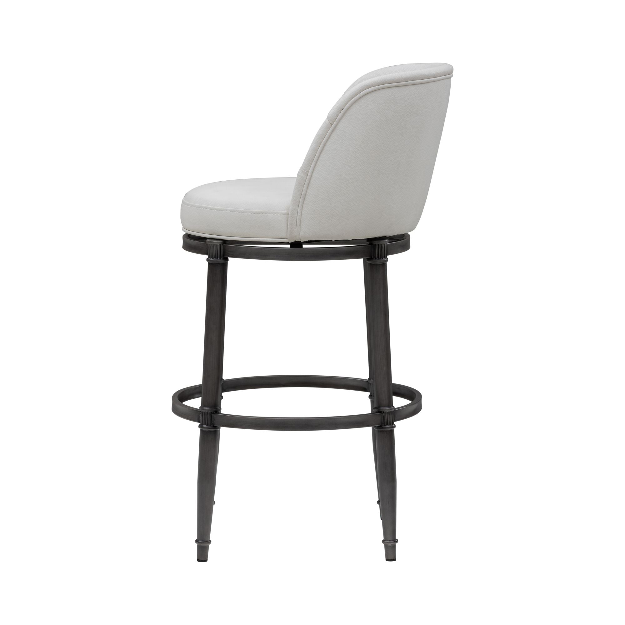 Eunice - Faux Leather Upholstered Swivel Barstool