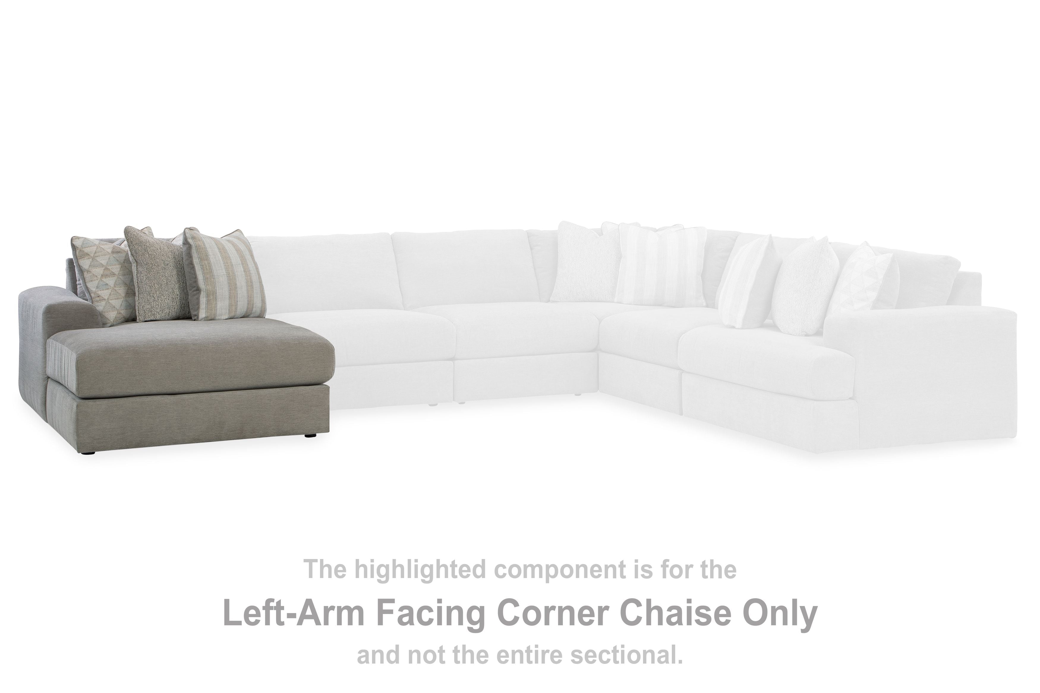 Avaliyah - Laf Corner Chaise - Ash