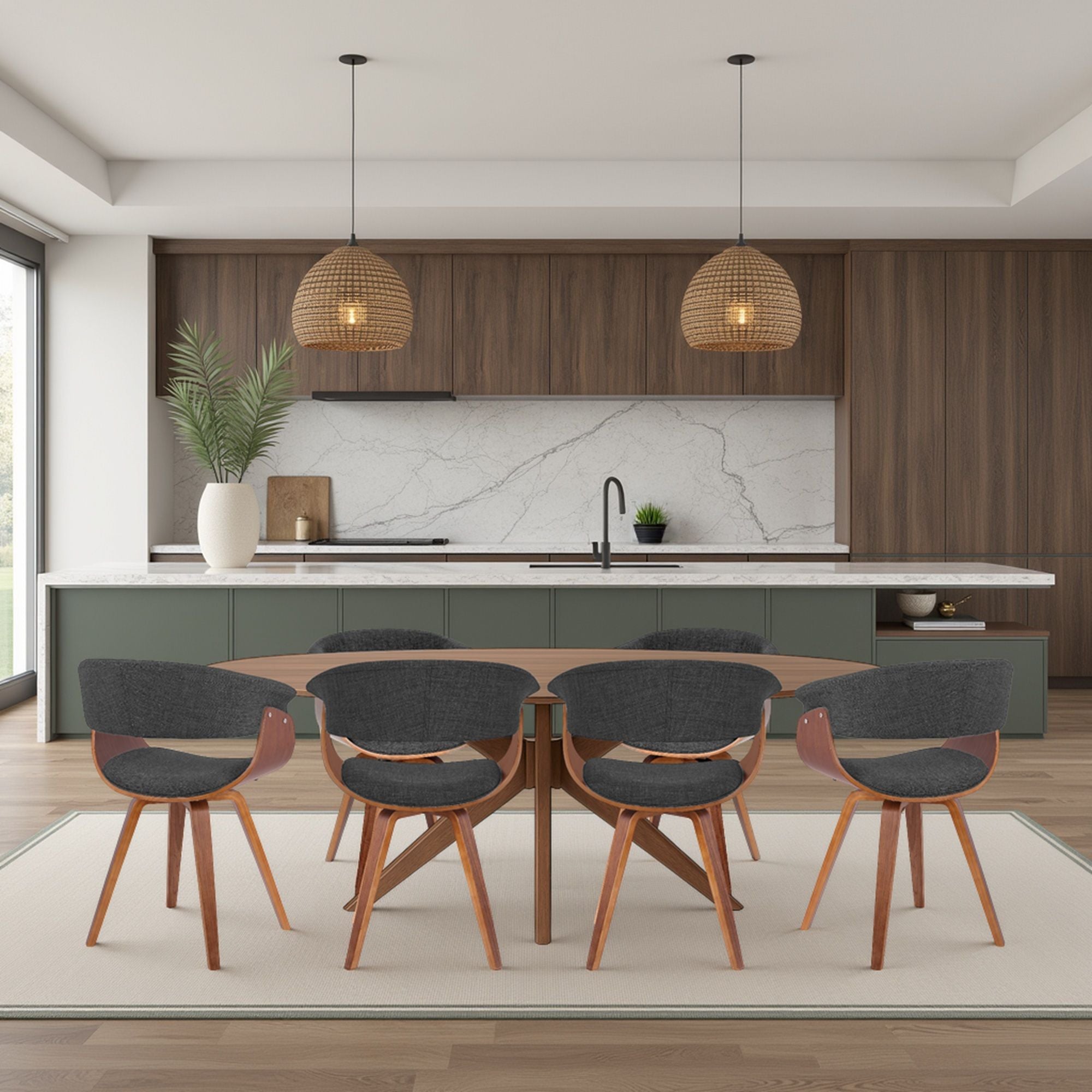 Summer - Modern Chair - Walnut Wood