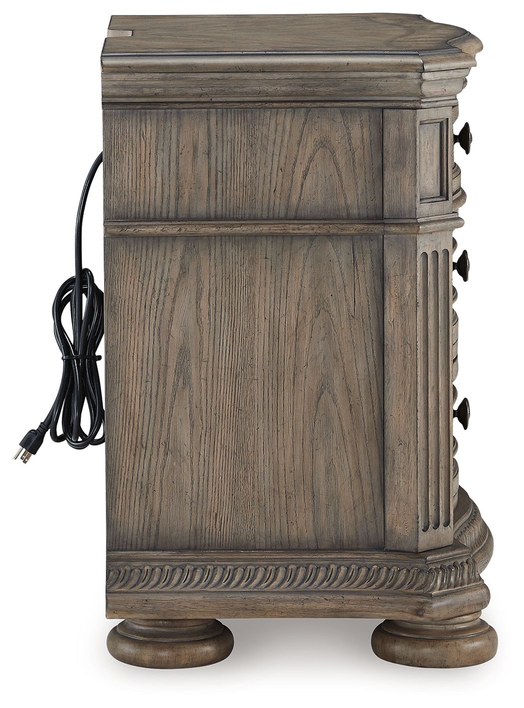 Ardenfield - Three Drawer Night Stand - Light Brown
