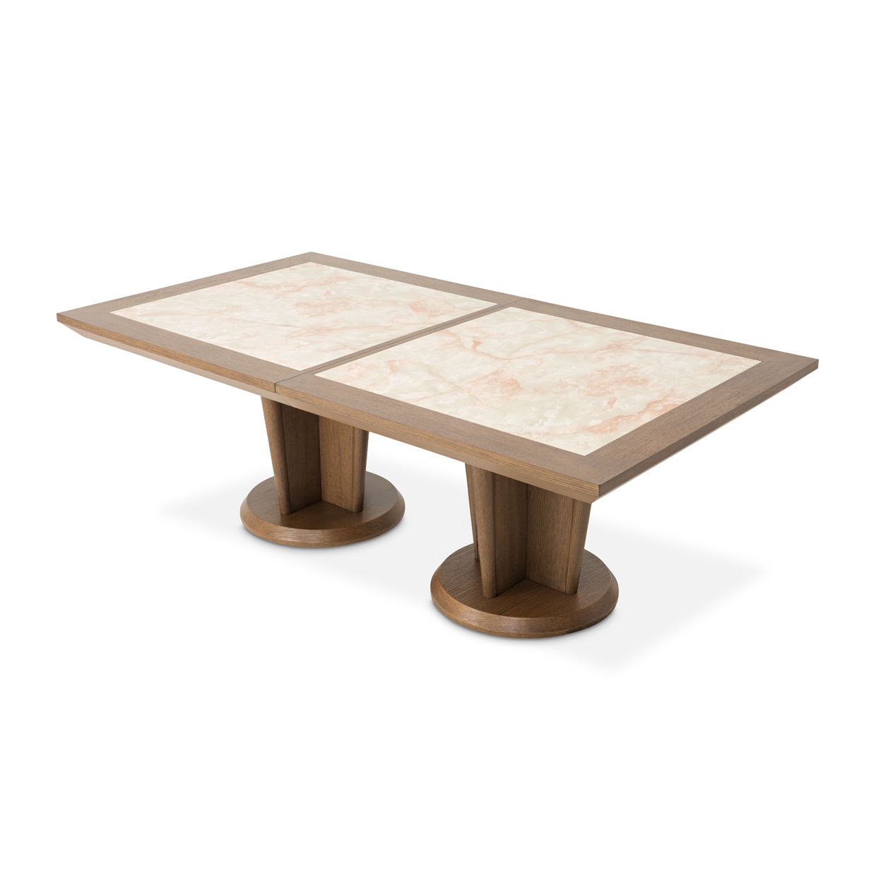 Portrait - Wide Rectangular Dining Table - Sienna Brown