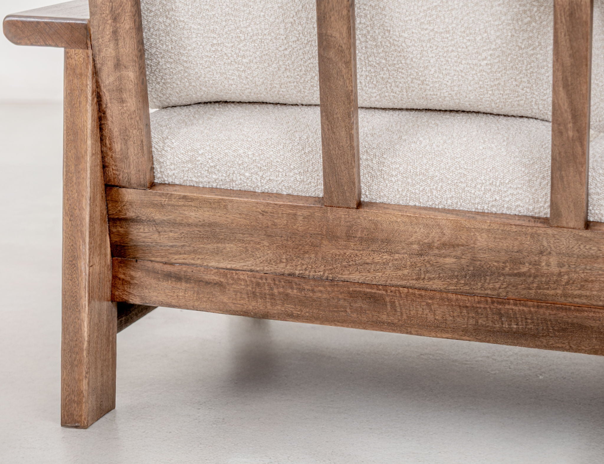 Duna - Sofa - White / Light Brown