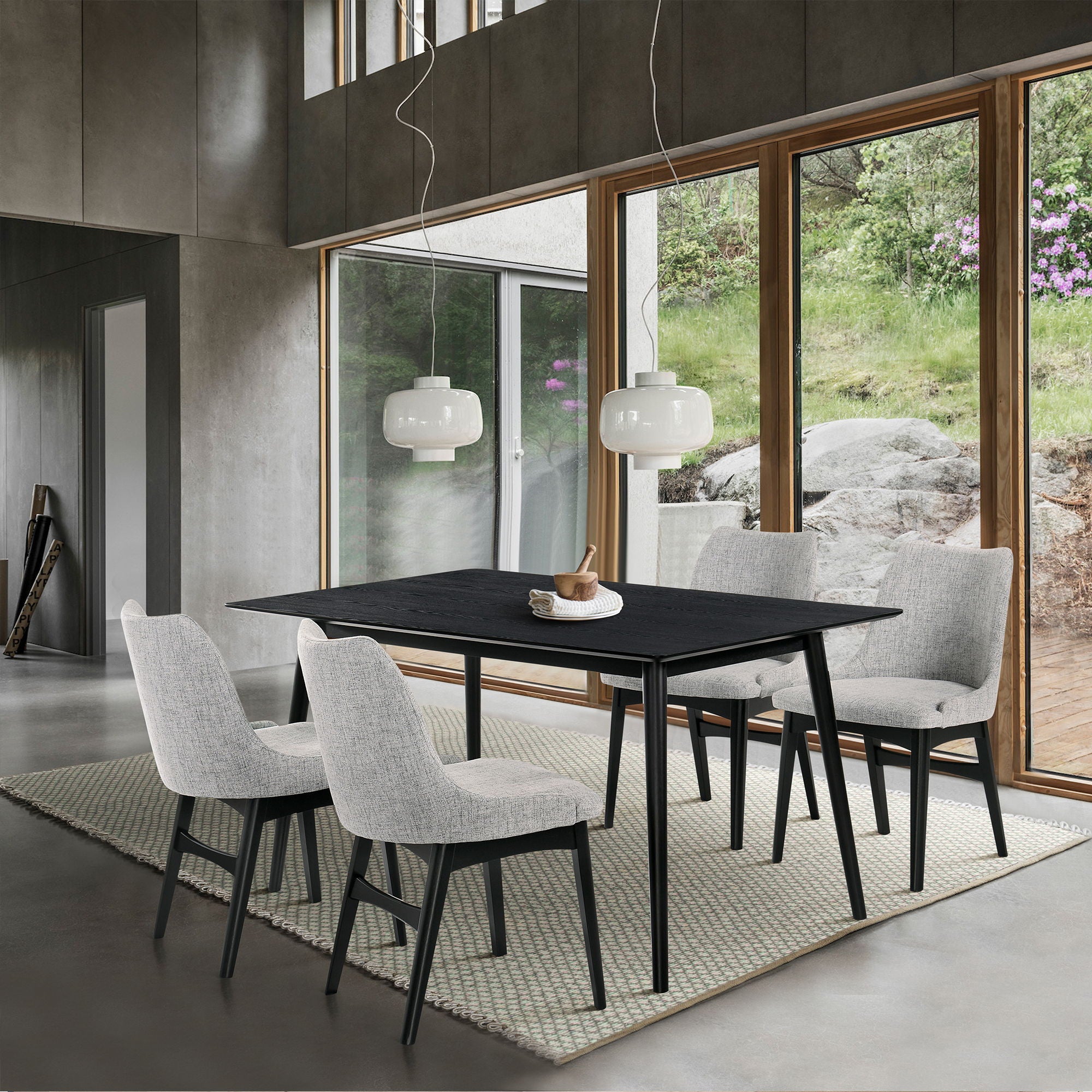 Westmont - 5 Piece Dining Set - Gray / Black