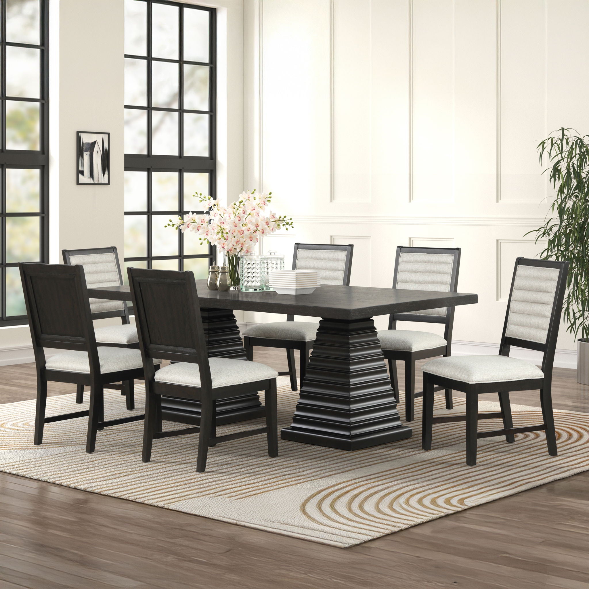 Plateau - 78" Rectangle Dining Table Set