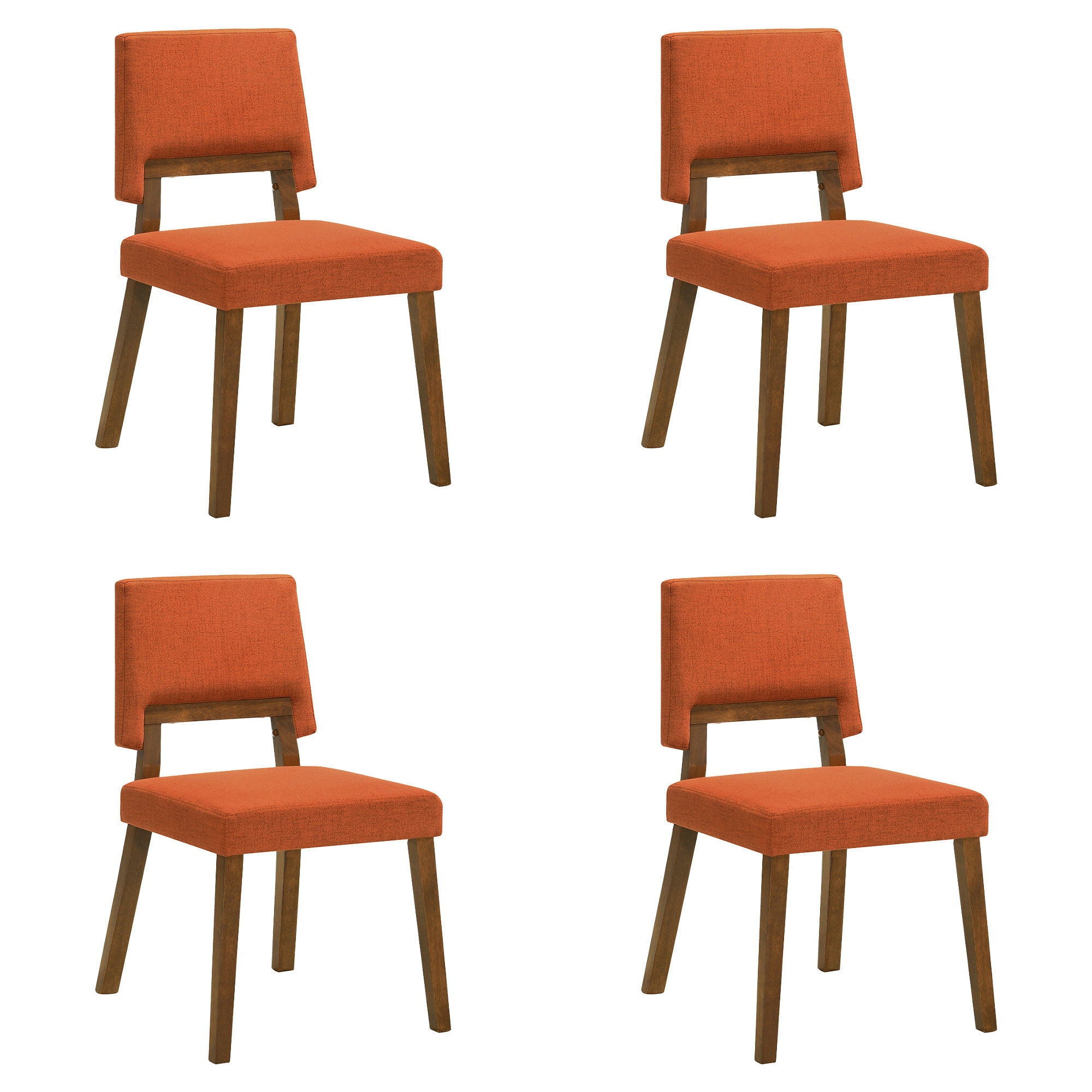 Channell - Dining Chair With Walnut Frame