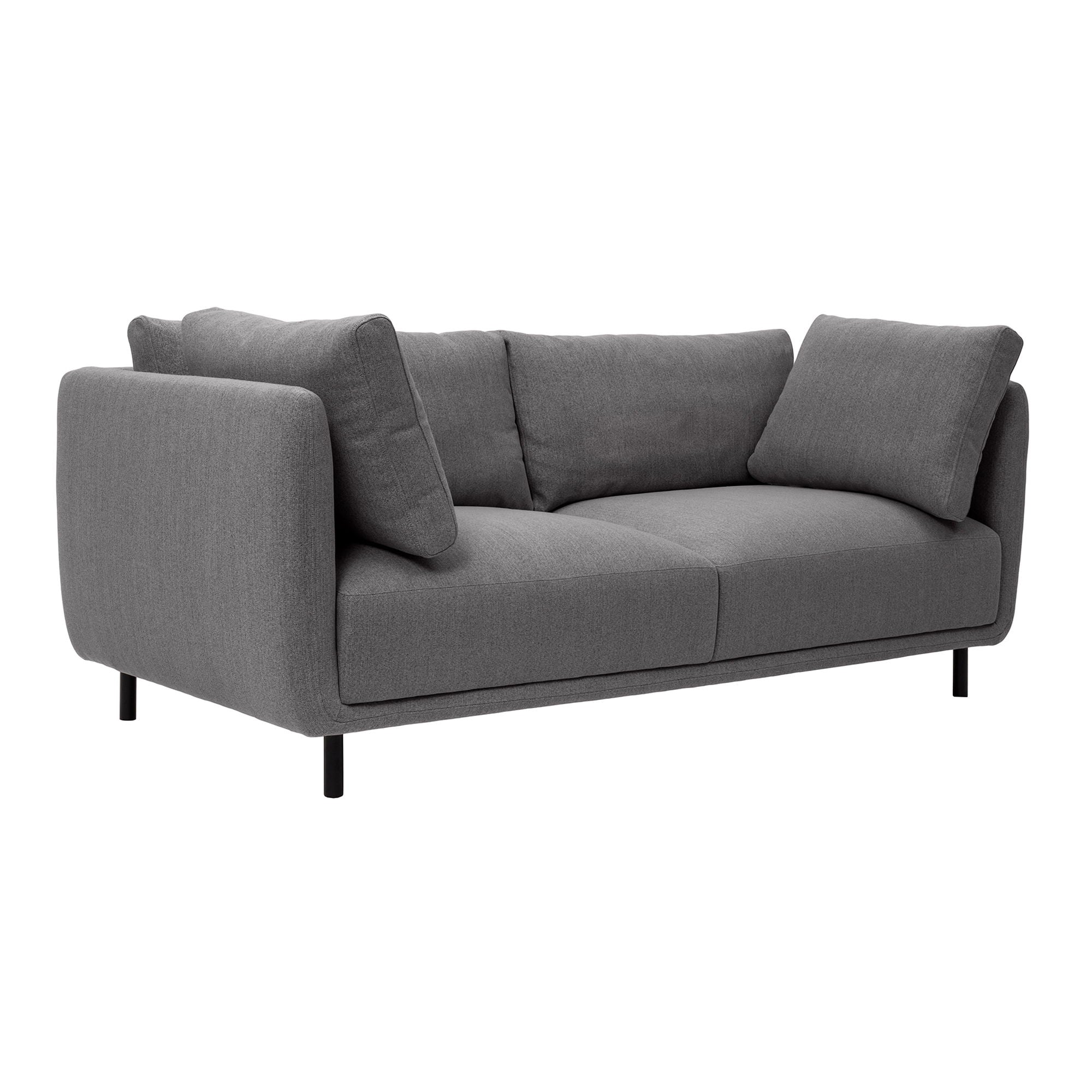 Serenity - Sofa Metal Legs - Gray / Black
