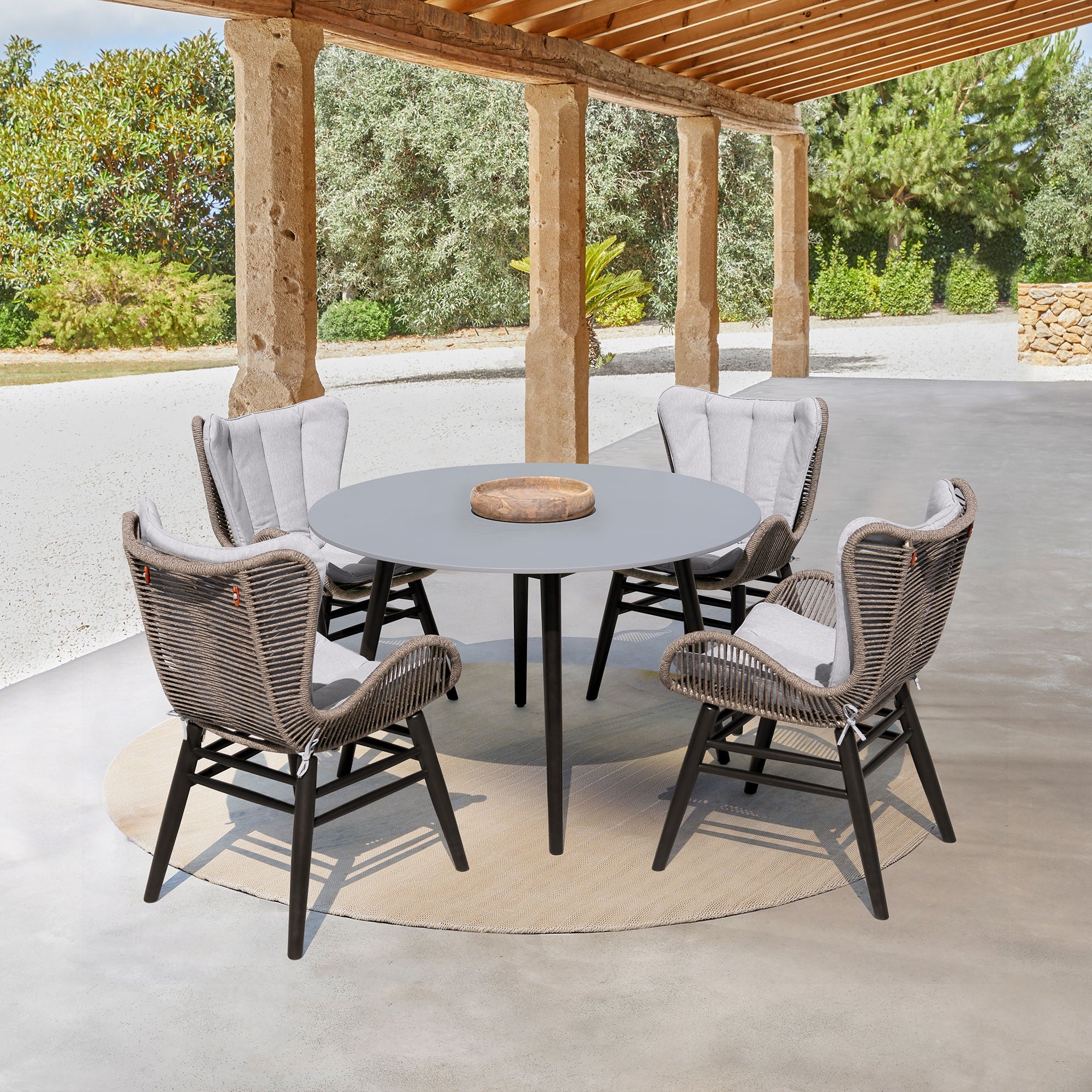 Kylie - Outdoor Patio Round Dining Table