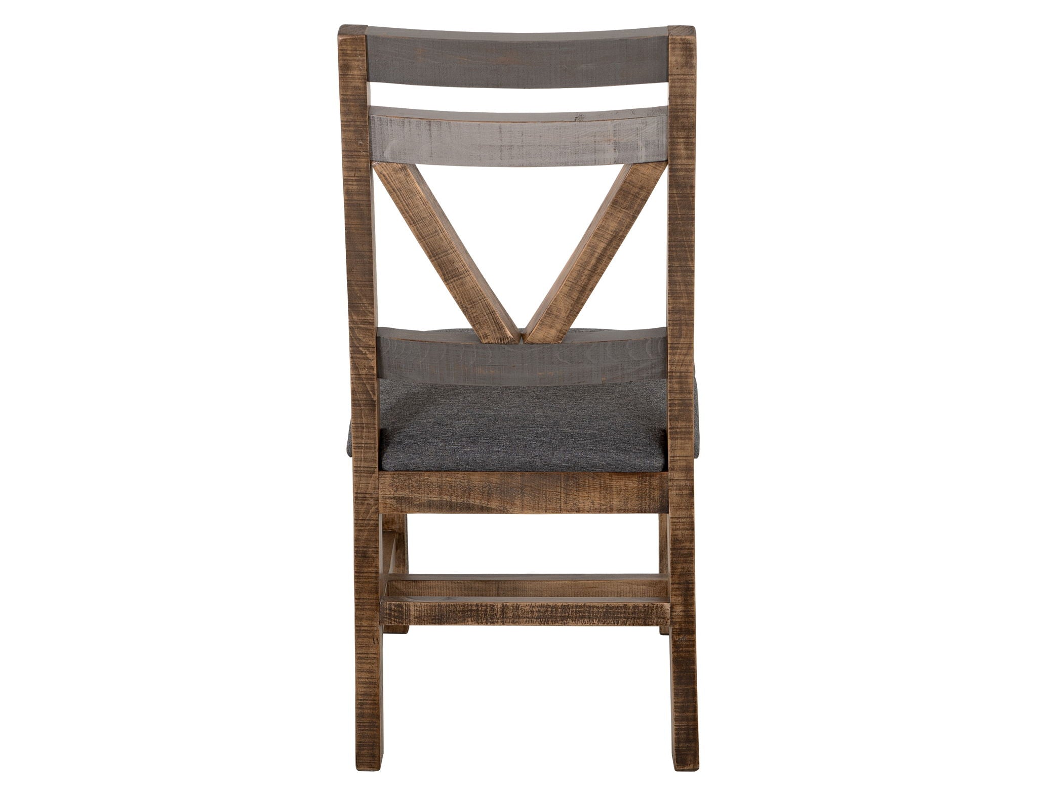Loft - Chair With Fabric Seat (Set of 2) - Two Tone Gray / Brown