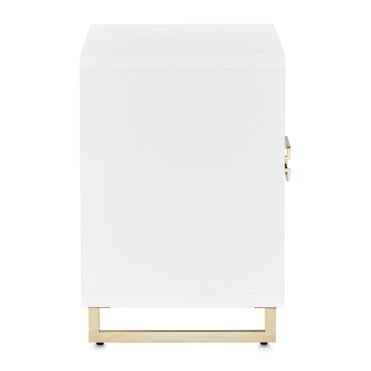 Palm Gate - Nightstand - Cloud White