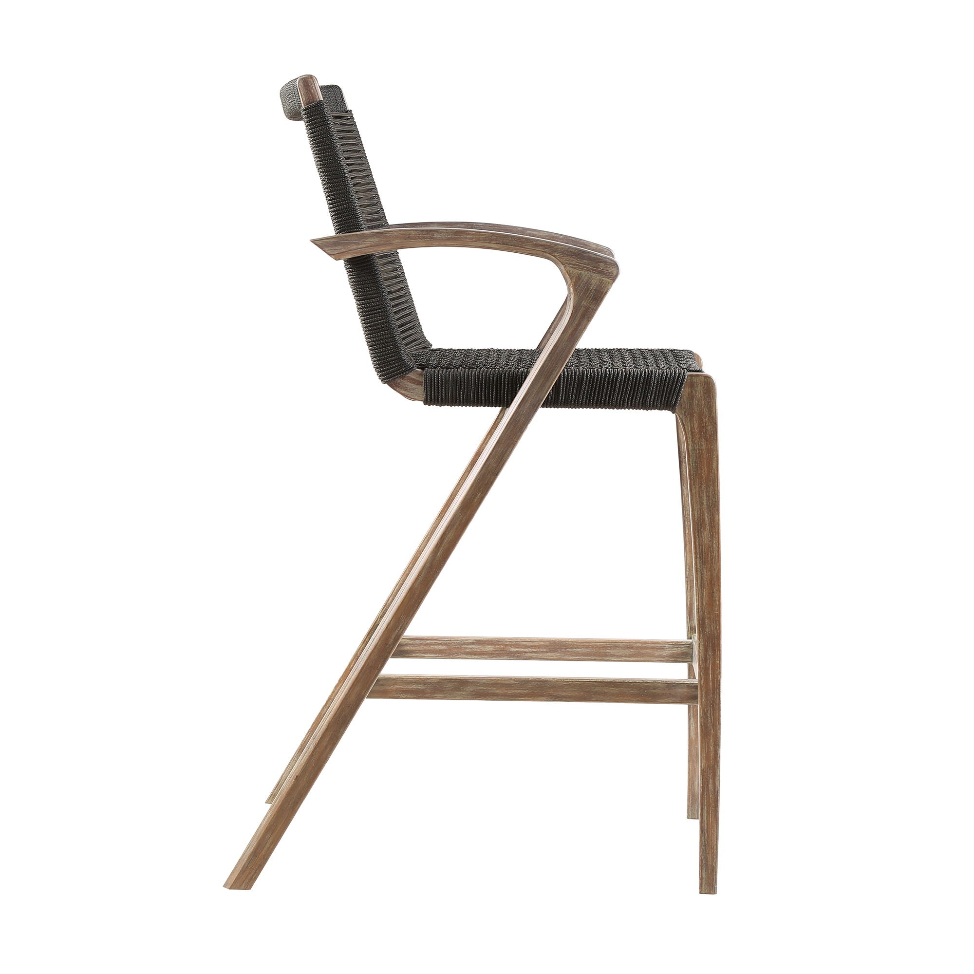 Brielle - Bar Height Stool - Light Eucalyptus / Charcoal