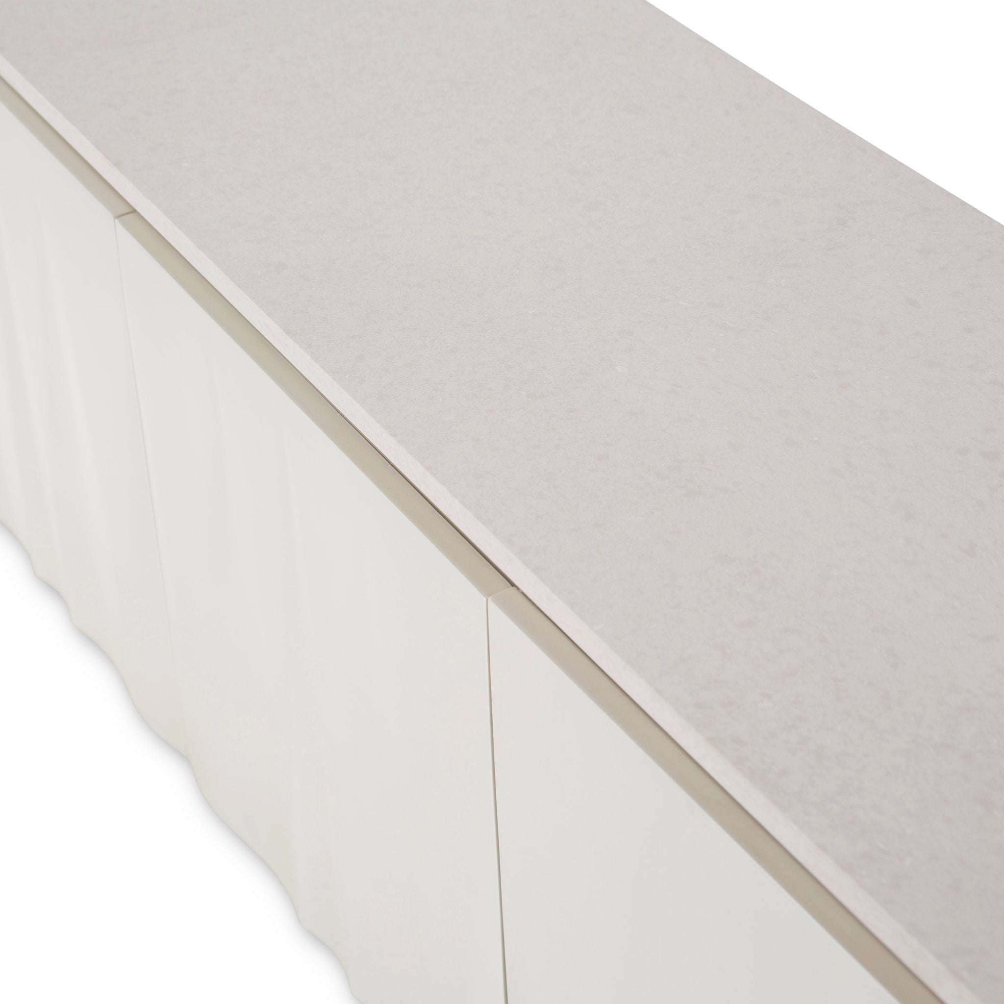 London Place - Media Cabinet - Creamy Pearl