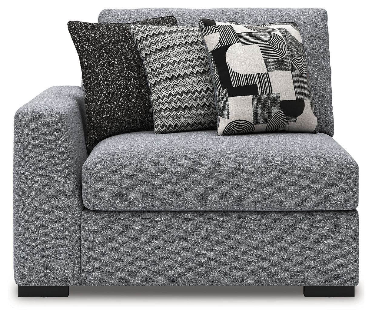 Bealton - LAF Corner Chair - Salt and Pepper