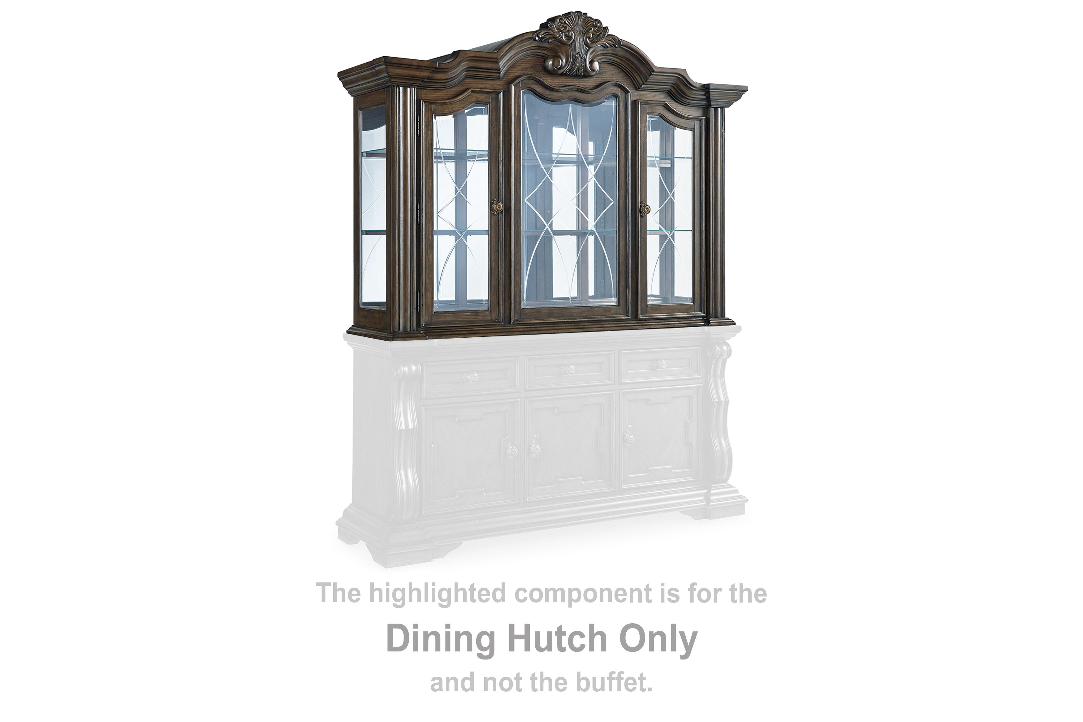 Maylee - Dining Room Hutch - Dark Brown