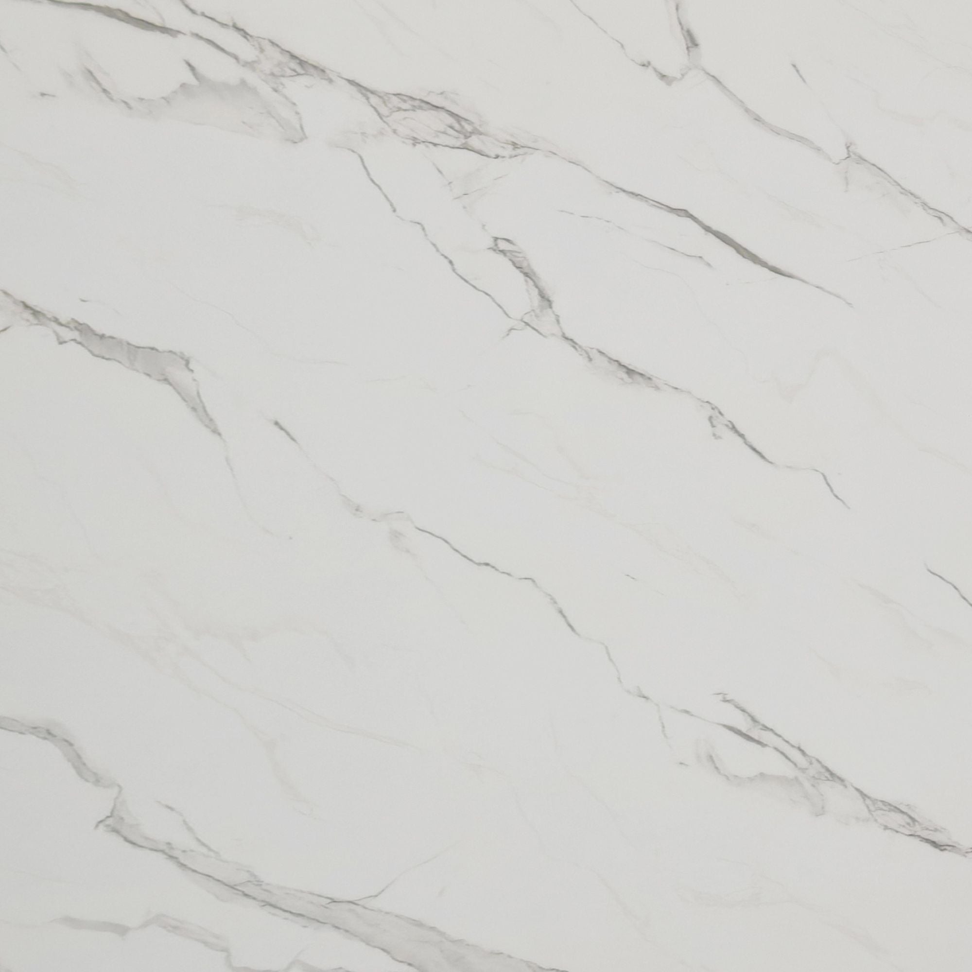 Marlene - Dining Table With White Faux Marble Top - White