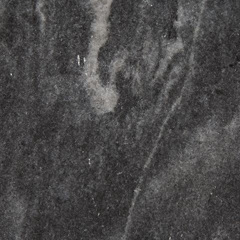 Caramont - Accent Table with White Base - Black / White / Gold Finish