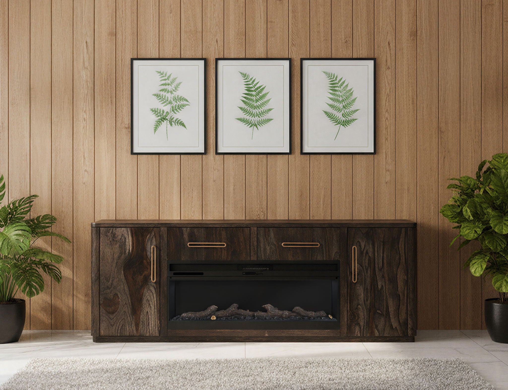Balam - TV Stand For Fire Place