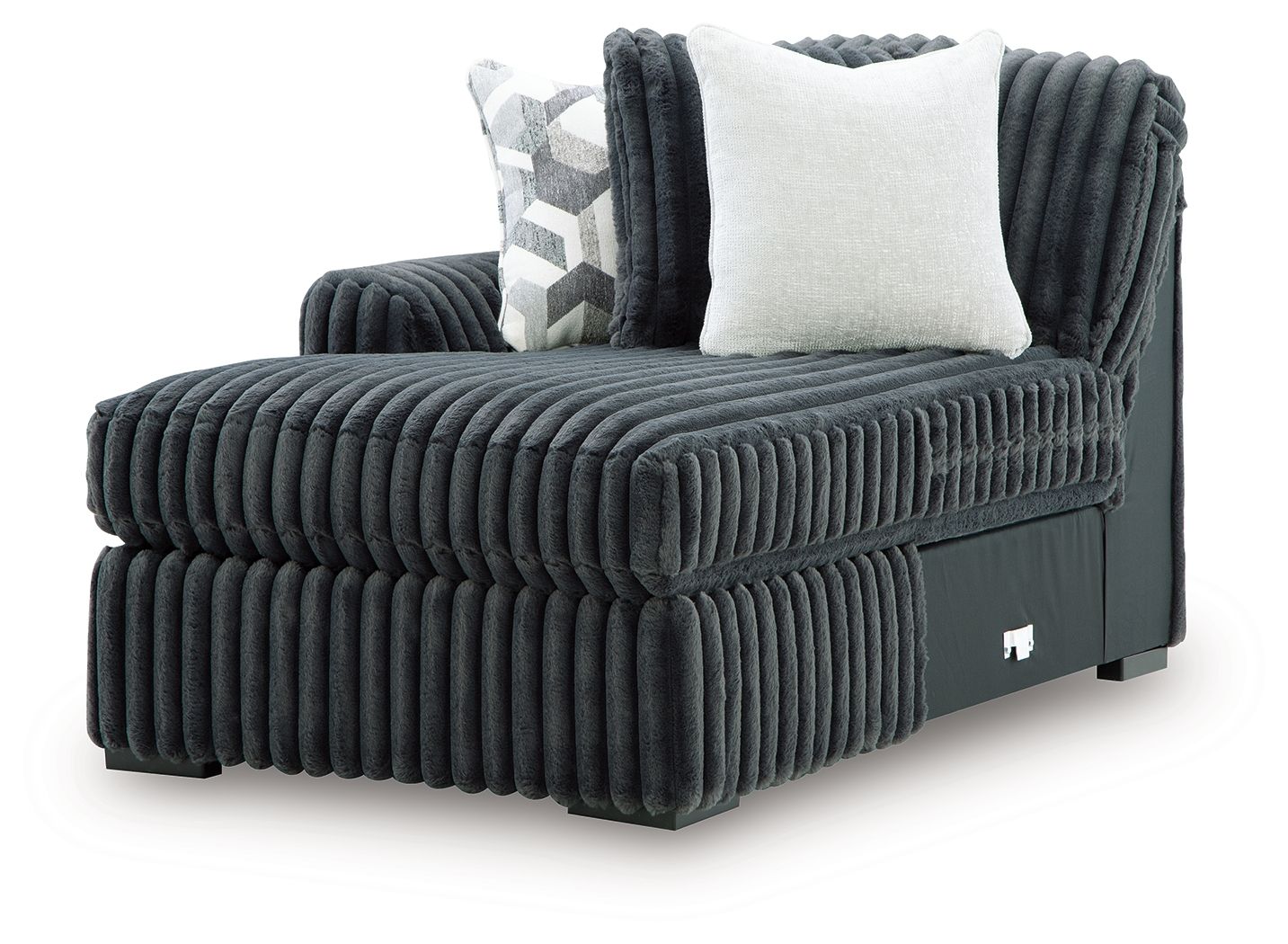 Midnight-Madness - LAF Corner Chaise - Gunmetal