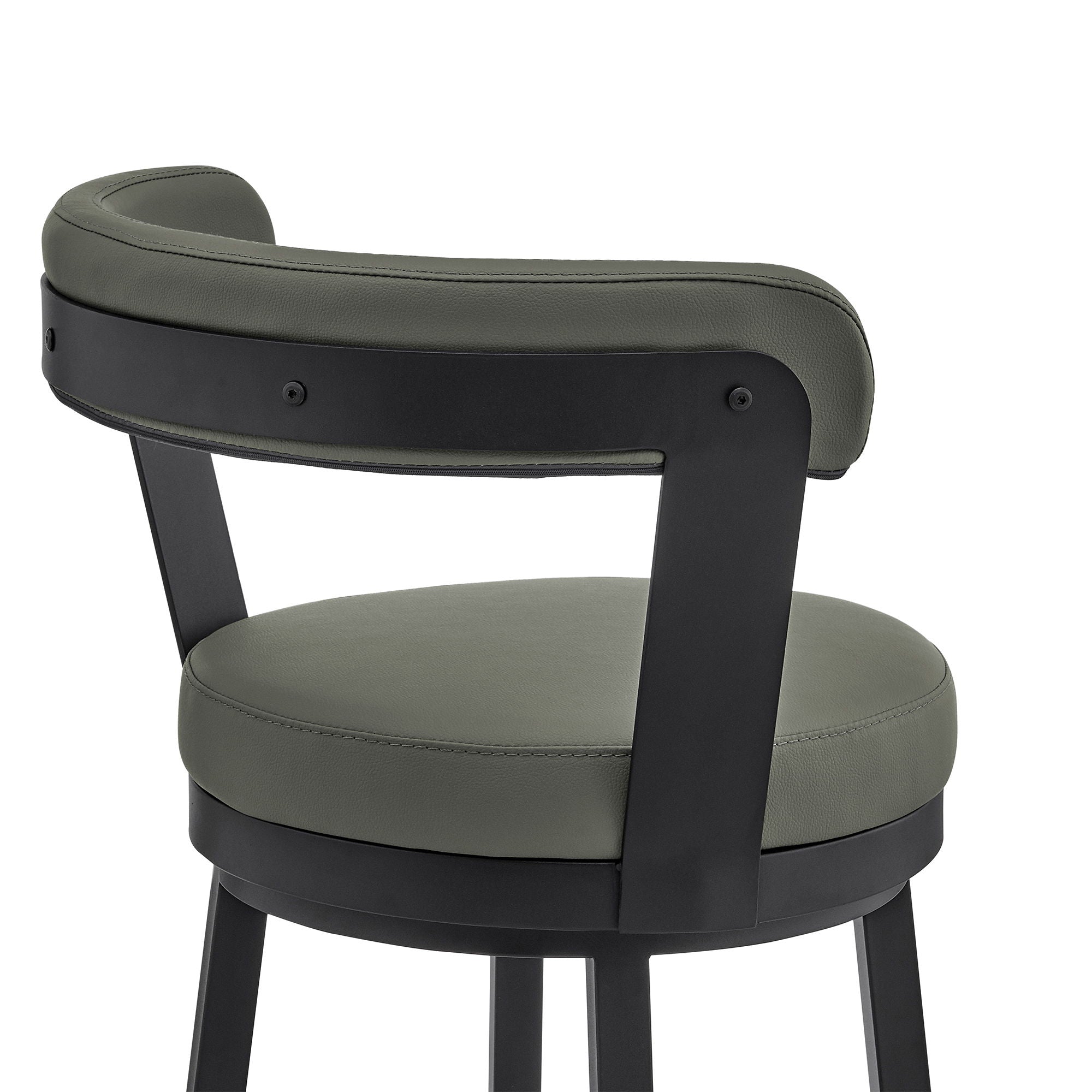 Kobe - Swivel Bar Stool - Black Finish