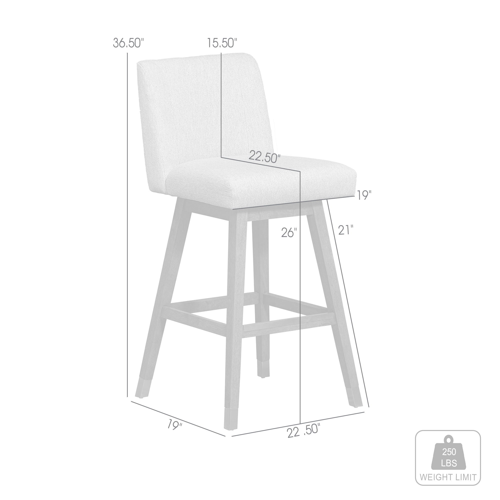 Basila - Swivel Bar Stool