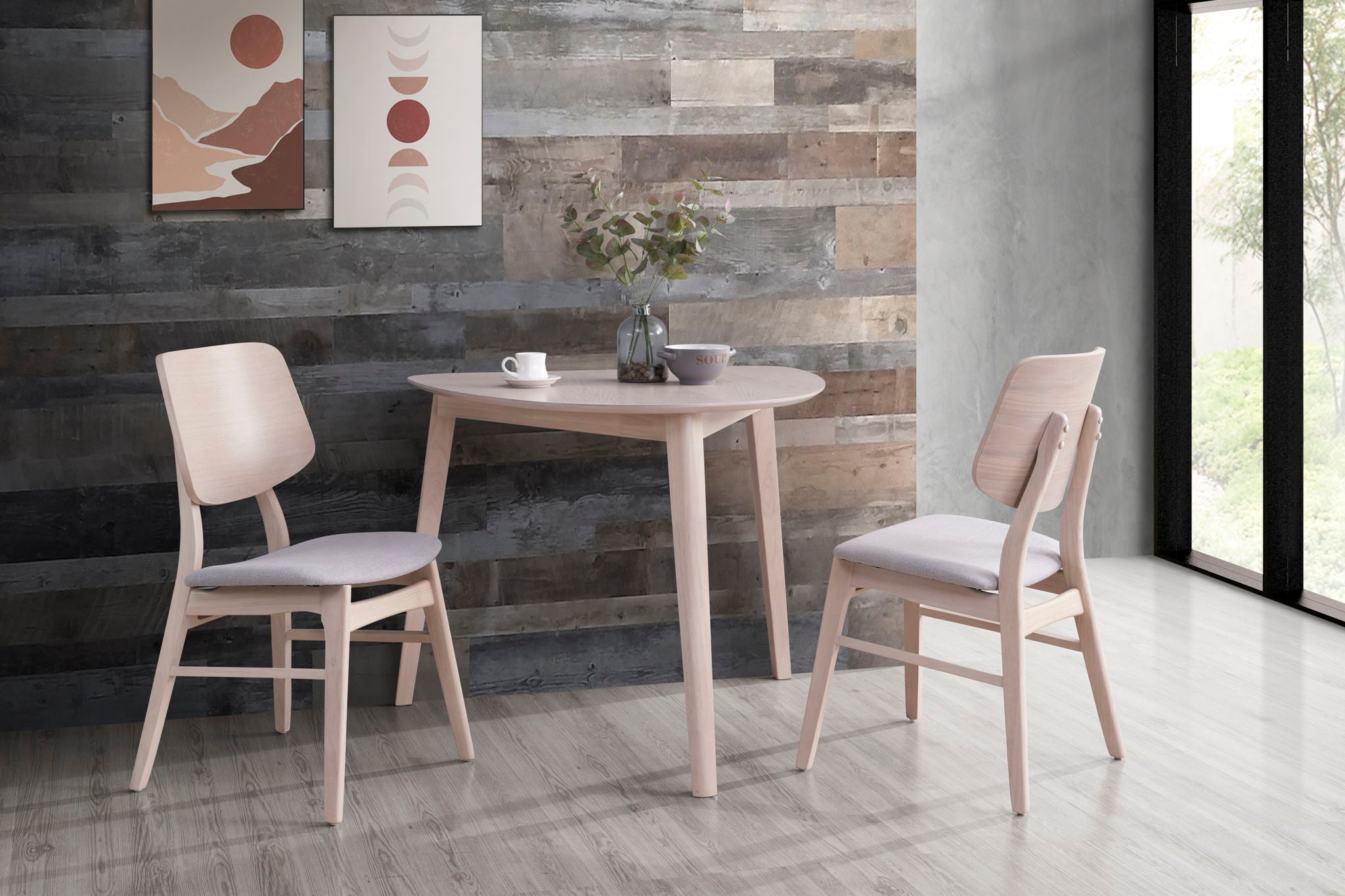 Oscar - Corner Table & 2 Chairs