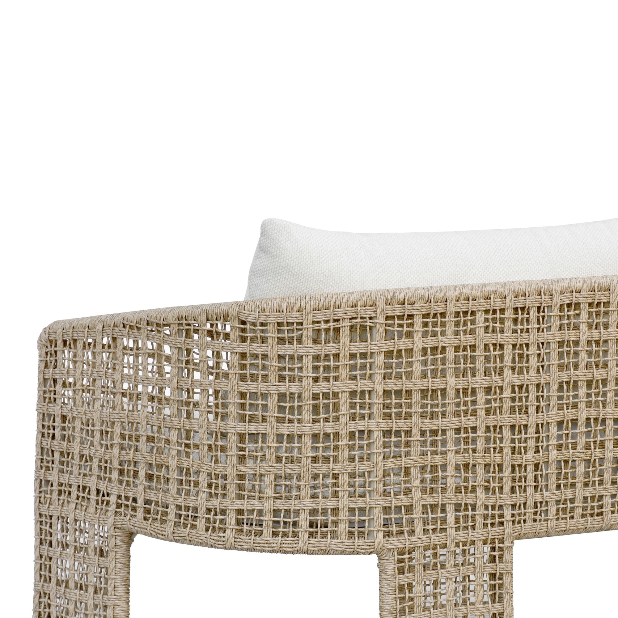 Driftbay - Outdoor Sofa - White / Natural