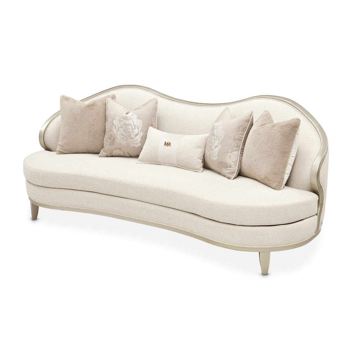 Camellia Field - Sofa - Cornsilk / Caramel