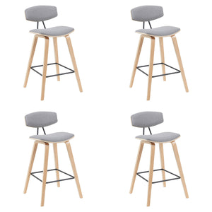 Fox - Swivel Counter Height Stool - Light Brown
