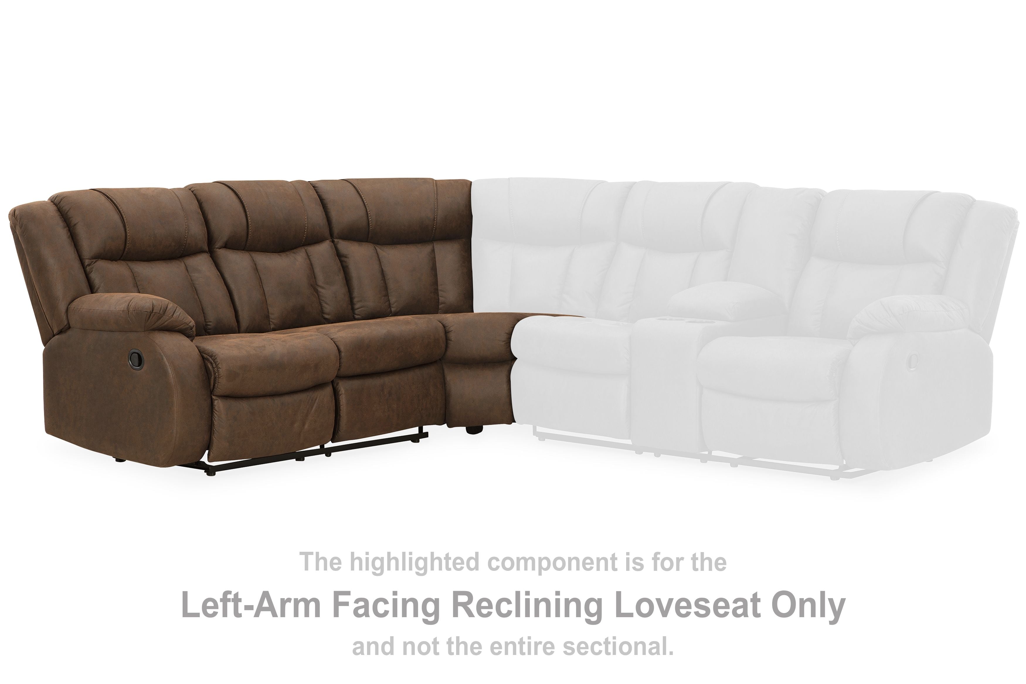 Trail Boys - Laf Reclining Loveseat - Walnut