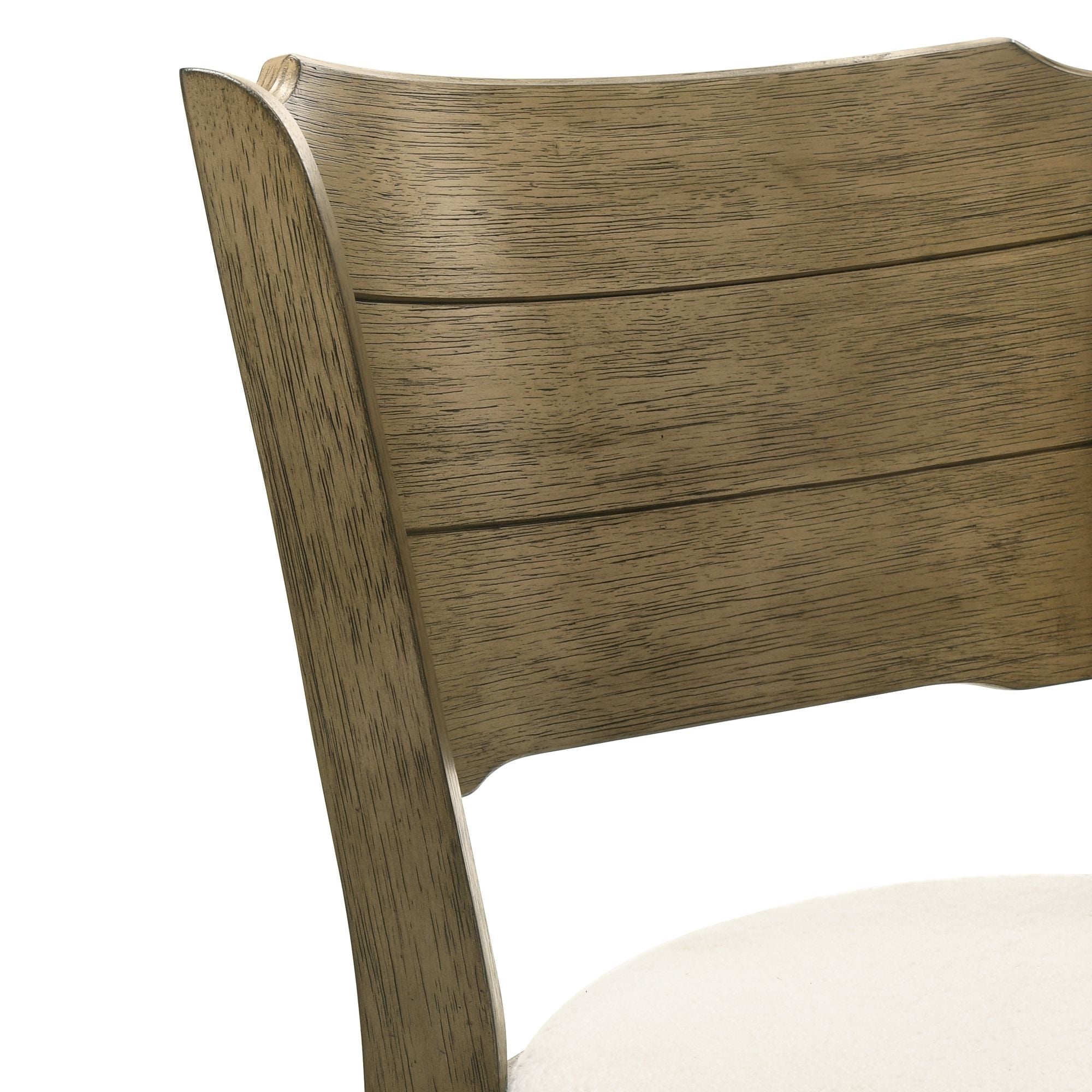 Winsley - Coastal Modern Swivel Wood Counter Height Kitchen Bar Stool