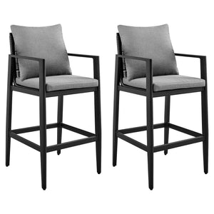 Cayman - Outdoor Patio Counter Height Bar Stool Set