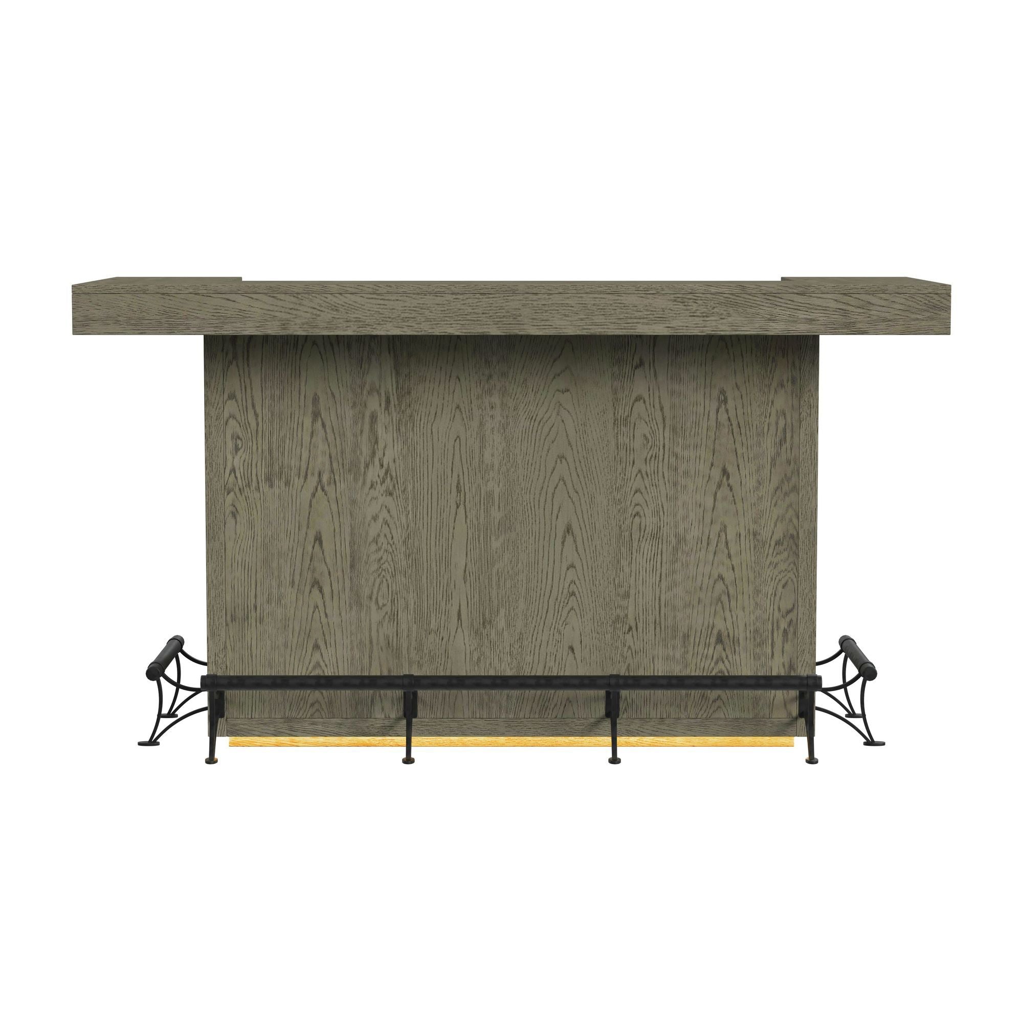Jemma - Bar Table With Light - Gray And Dark Espresso