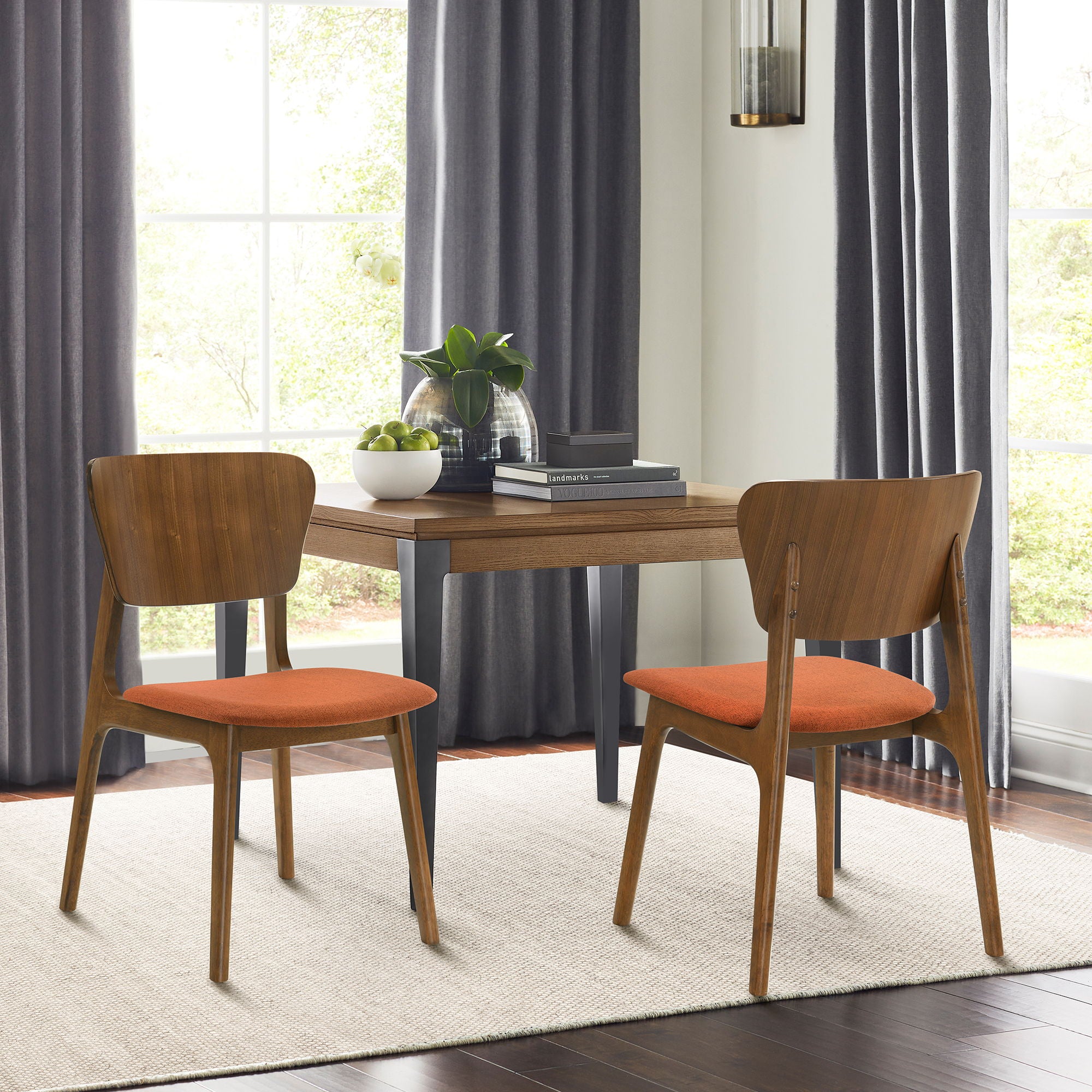 Kalia - Dining Chair With Walnut Frame