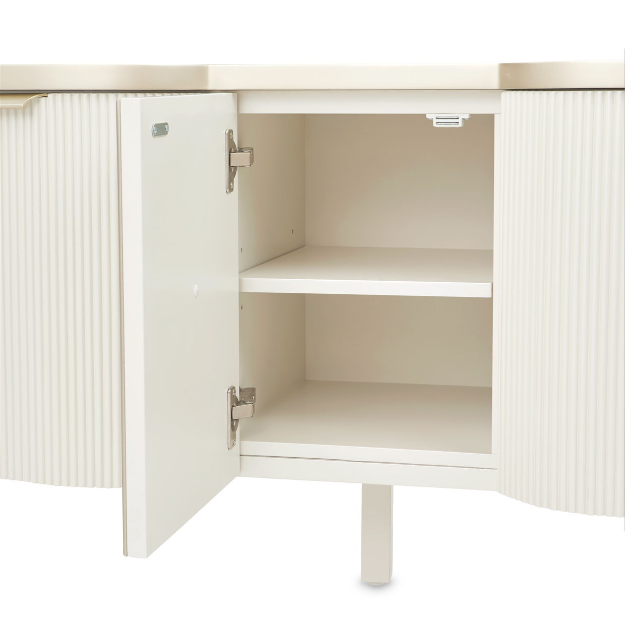 La Marisia - Media Cabinet - Creamy Pearl