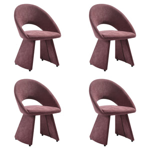 Angelina - Modern Curved Back Upholstered Dining Chair
