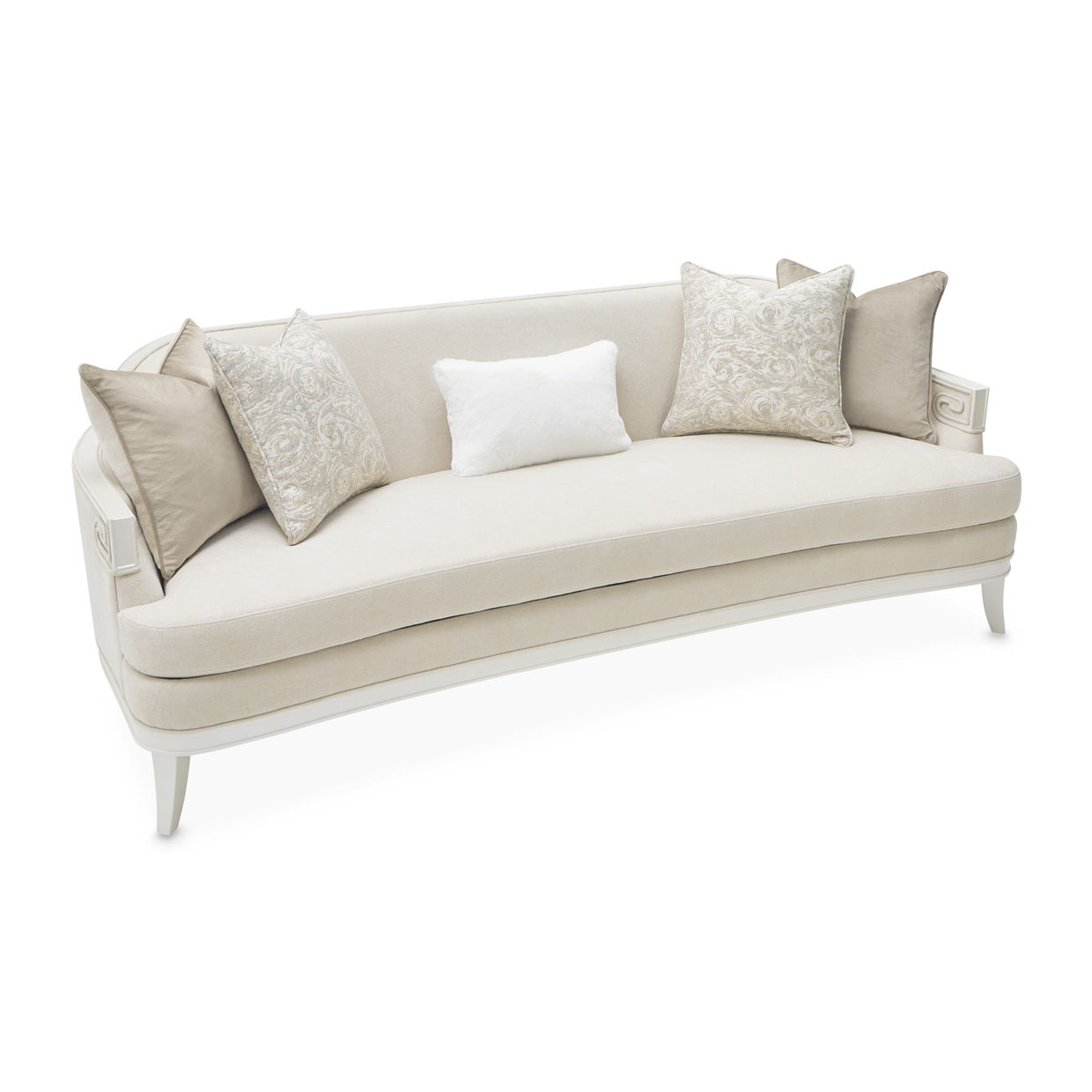La Marisia - Chenille Sofa - Tranquil / Creamy Pearl
