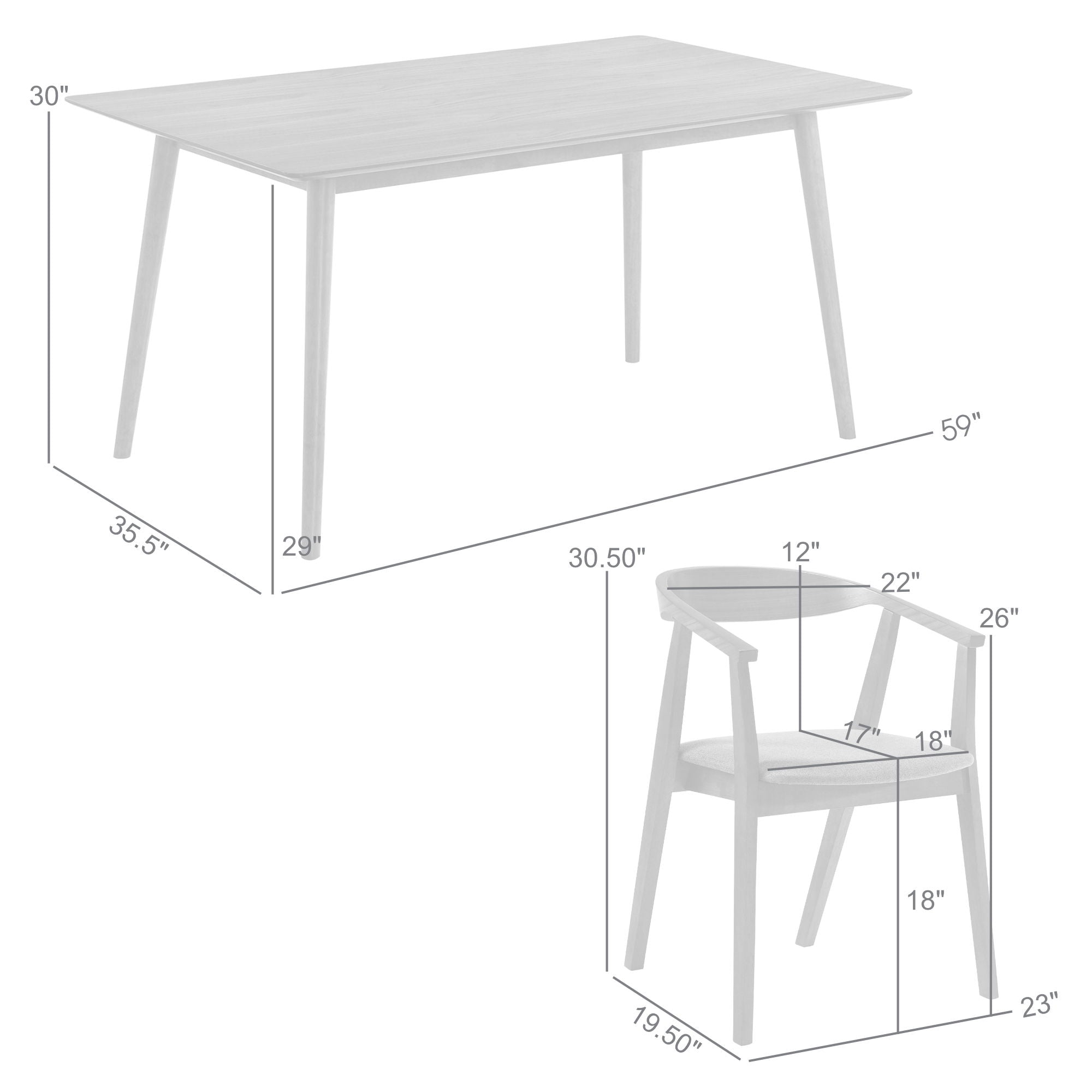 Westmont Santana - Dining Table Set