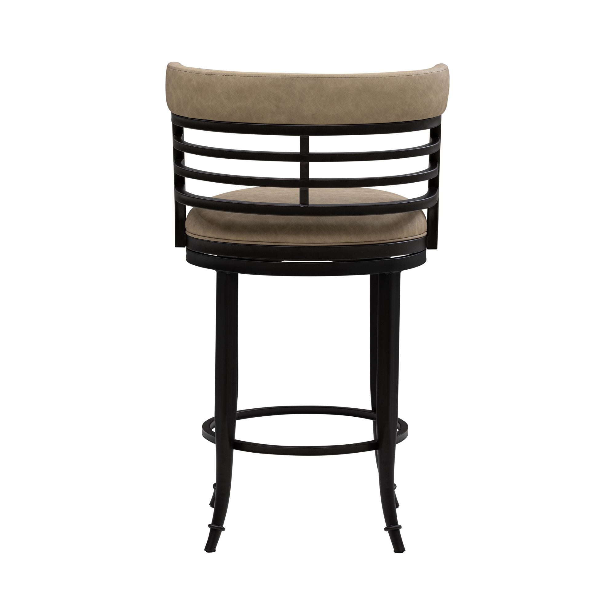 Telia - Upholstered Swivel Counter Height Barstool