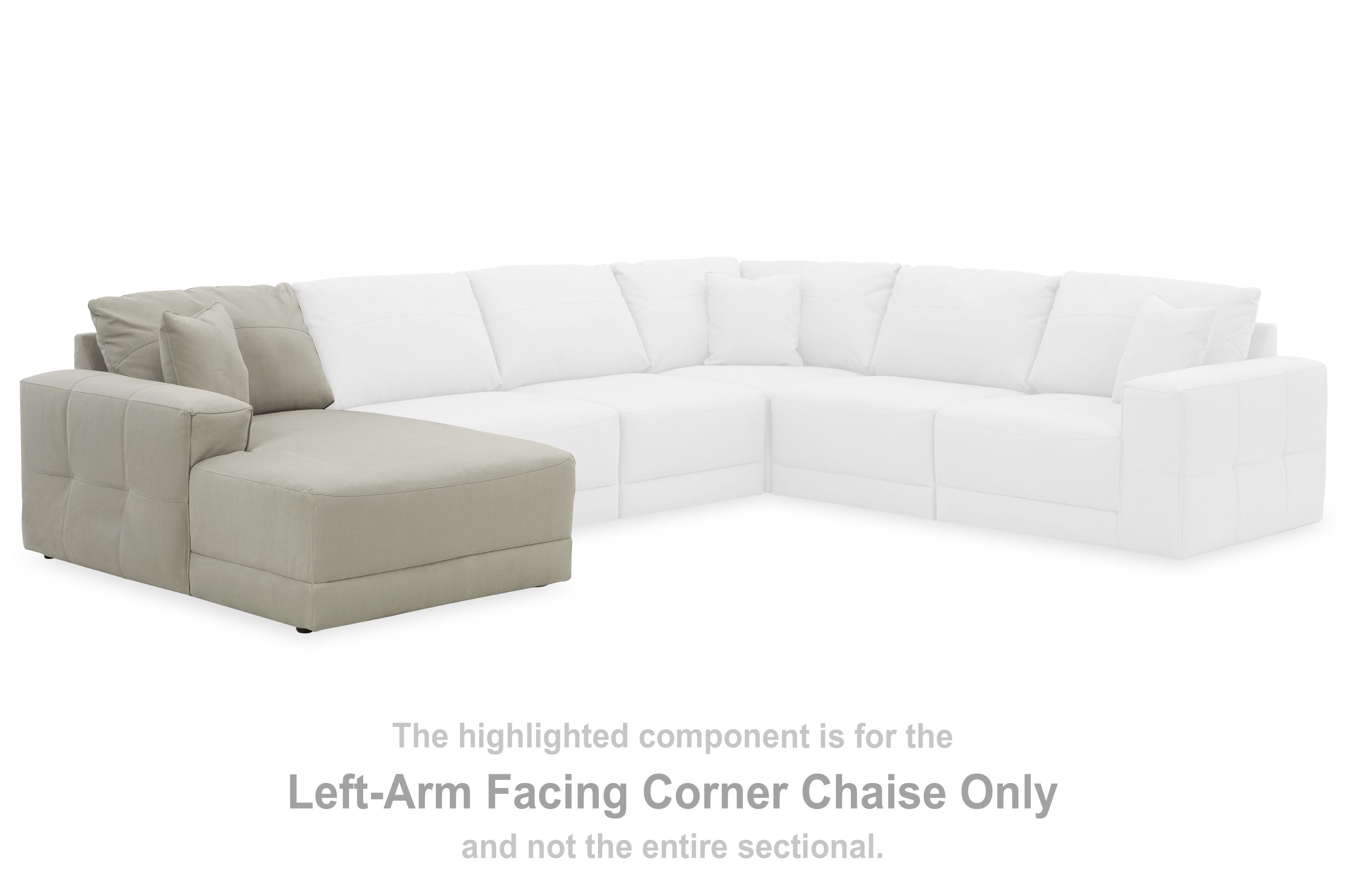 Next-Gen Gaucho - LAF Corner Chaise - Gray