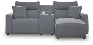 ModMax II - Salt And Pepper - Reclining Sectional