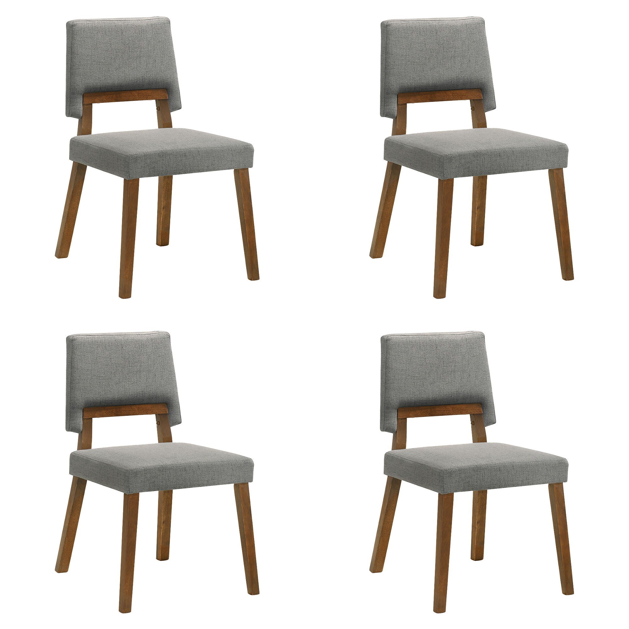 Channell - Dining Chair With Walnut Frame