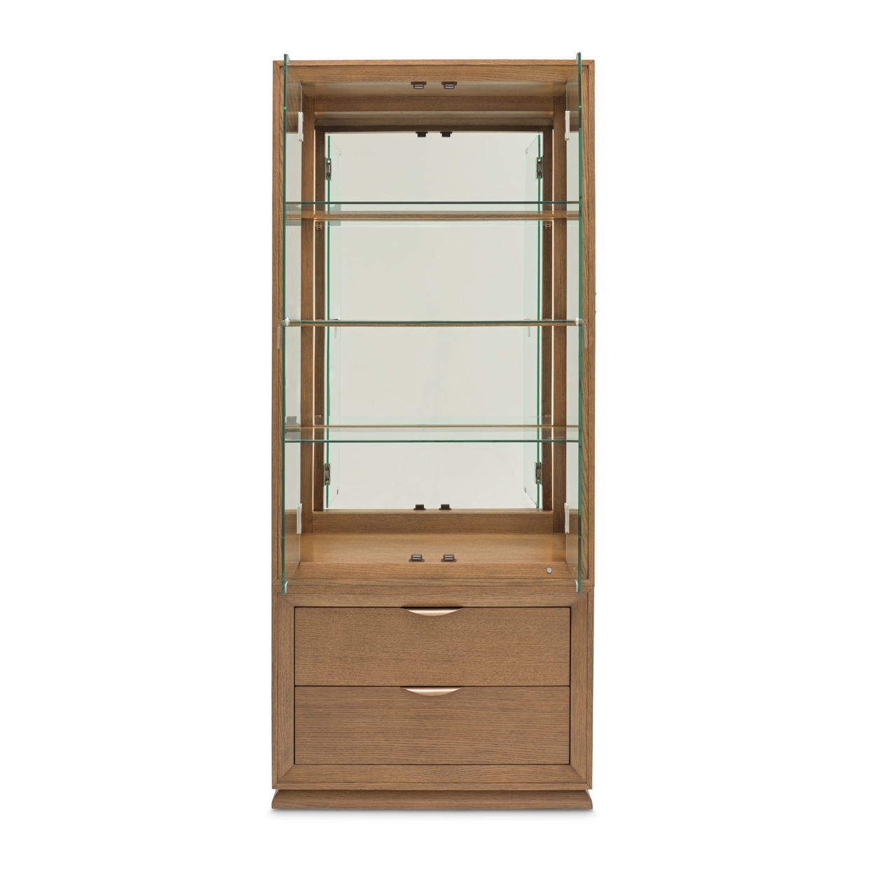 Portrait - Display Cabinet - Sienna Brown