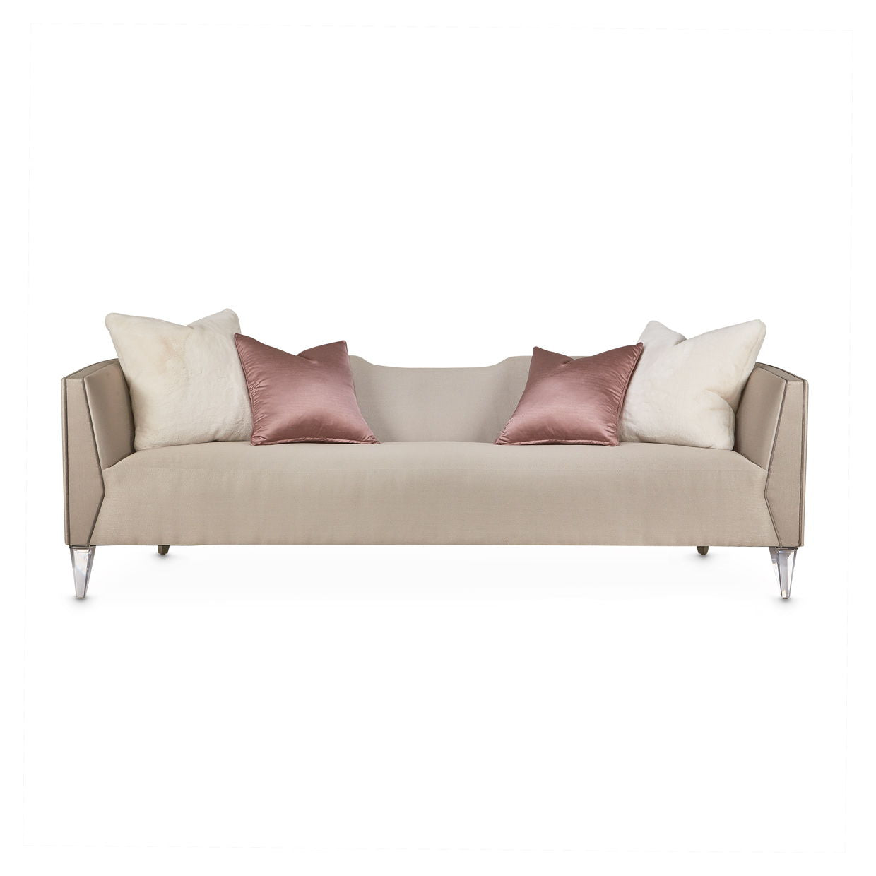 Linea - Sofa - Metallic / Silver Mist