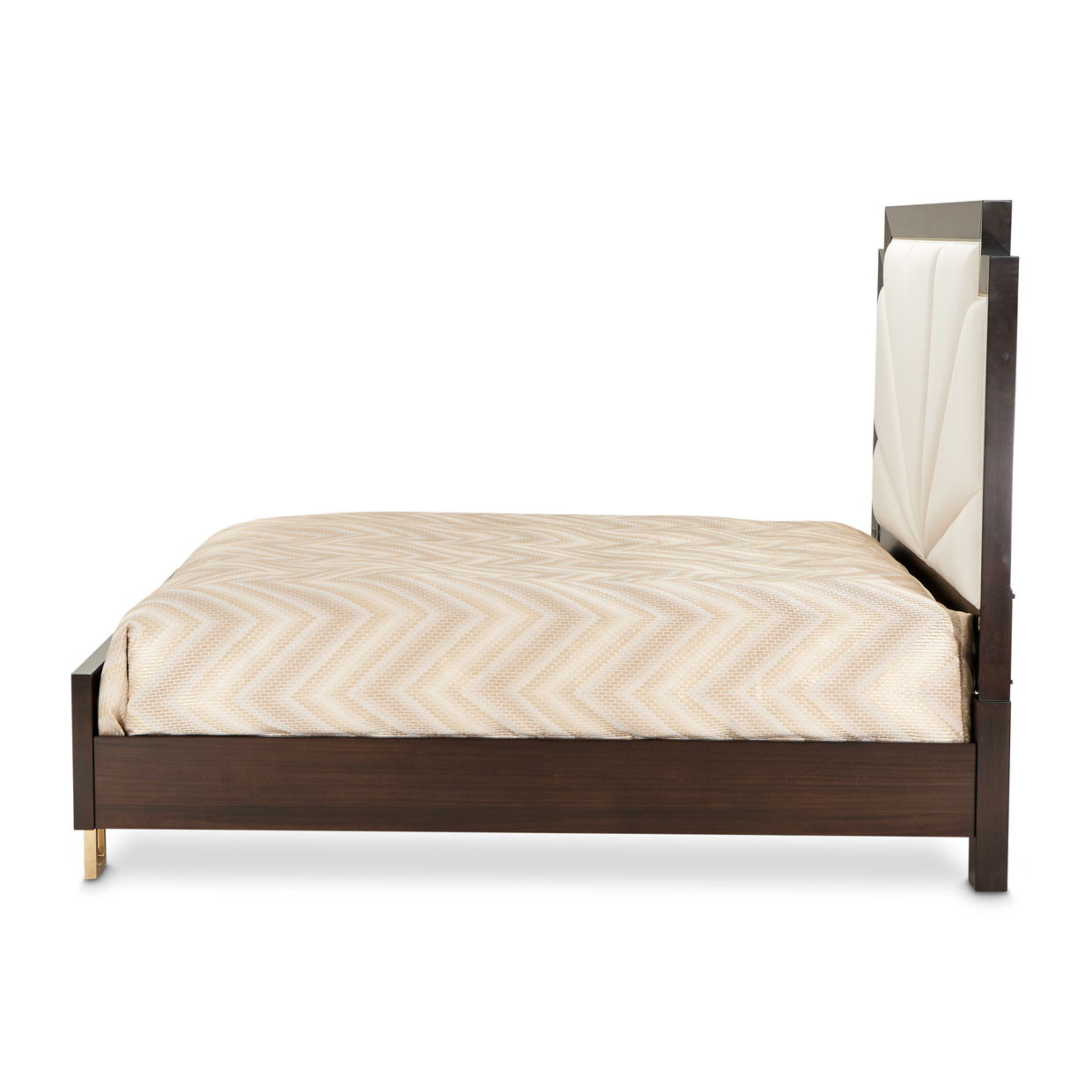 Belmont Place - Upholstered Bed - Espresso